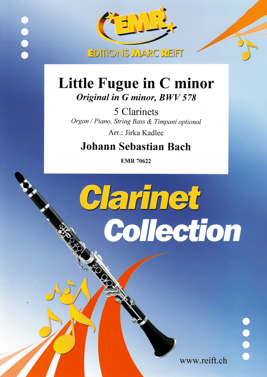 Little Fugue in C minor Little Fugue in C minor Clarinet Quintet scores gallery preview page 1