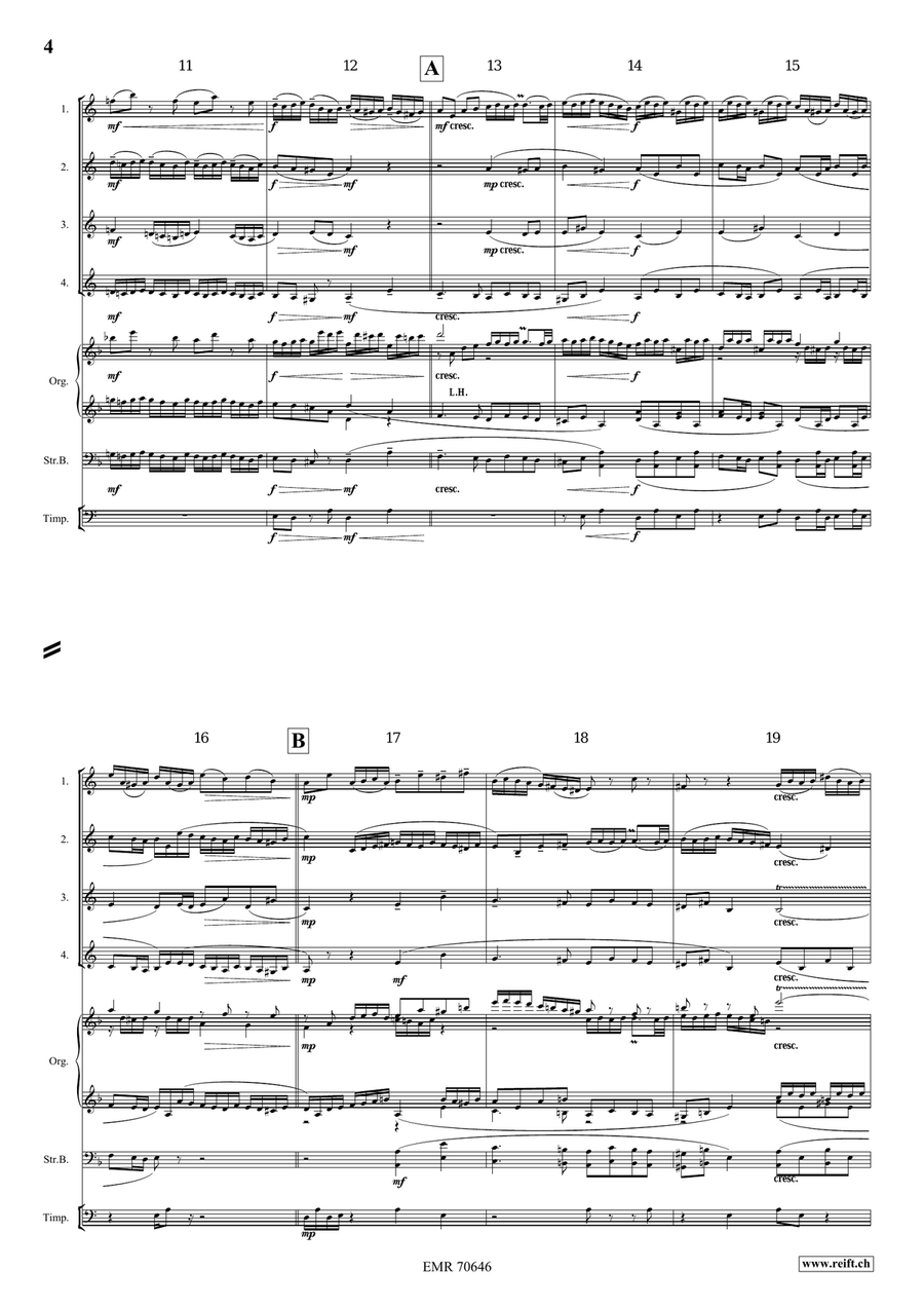 Little Fugue in D minor Little Fugue in D minor Horn scores gallery preview page 4