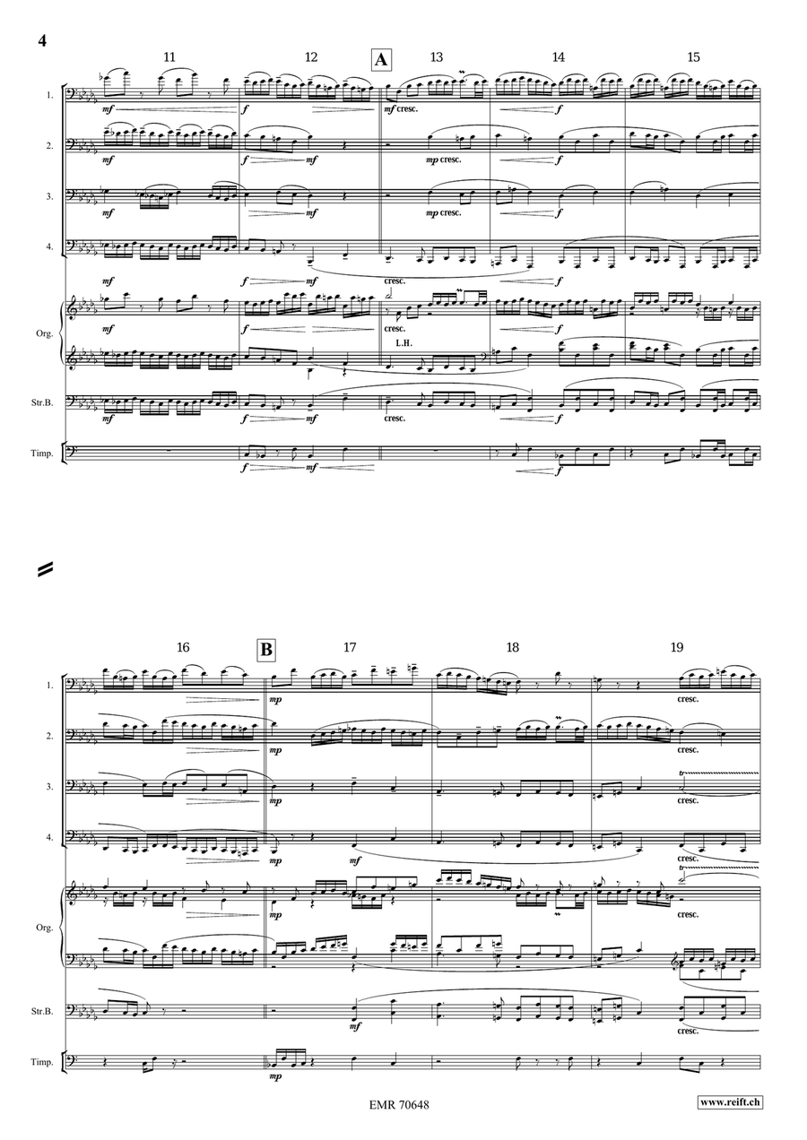 Little Fugue in Bb minor Little Fugue in Bb minor Tuba Quartet scores gallery preview page 4