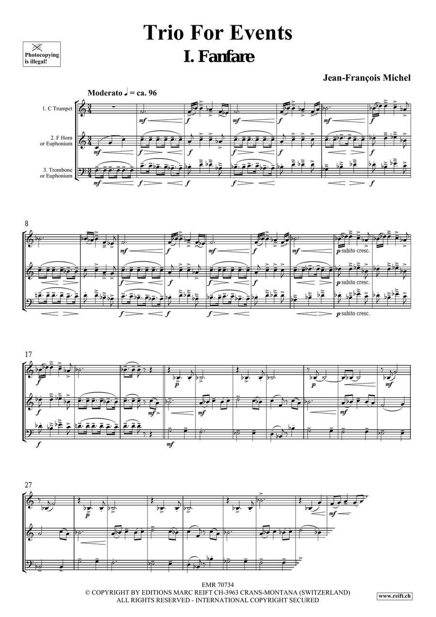 Trio For Events Trio For Events Euphonium scores gallery preview page 4