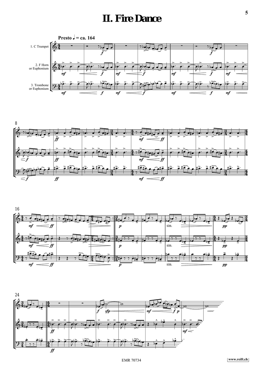 Trio For Events Trio For Events Euphonium scores gallery preview page 5