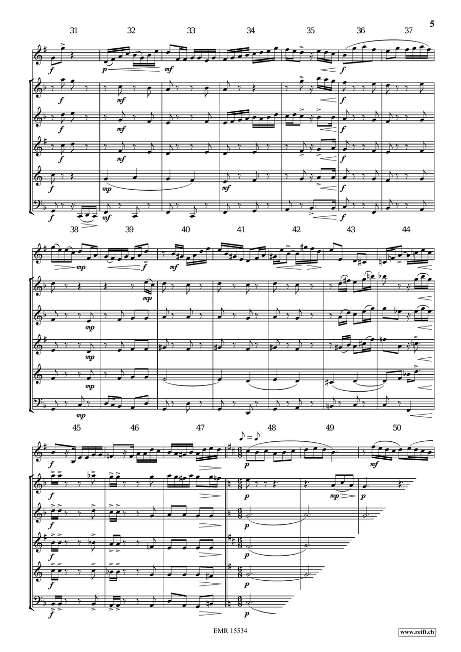 Itinérances Itinérances Bassoon scores gallery preview page 6