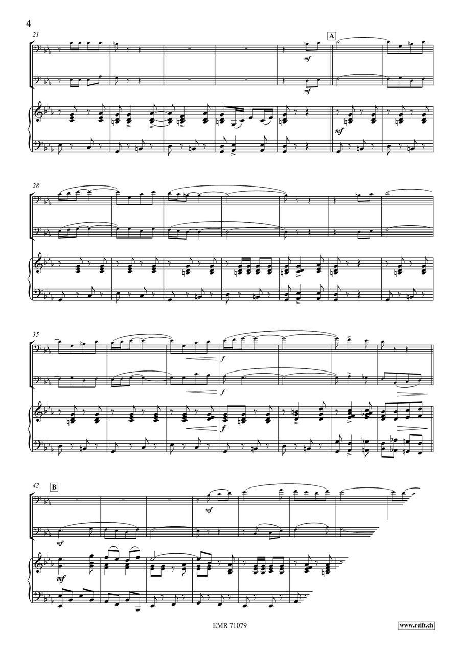 Vaya Chicos Vaya Chicos Trombone Duet scores gallery preview page 5