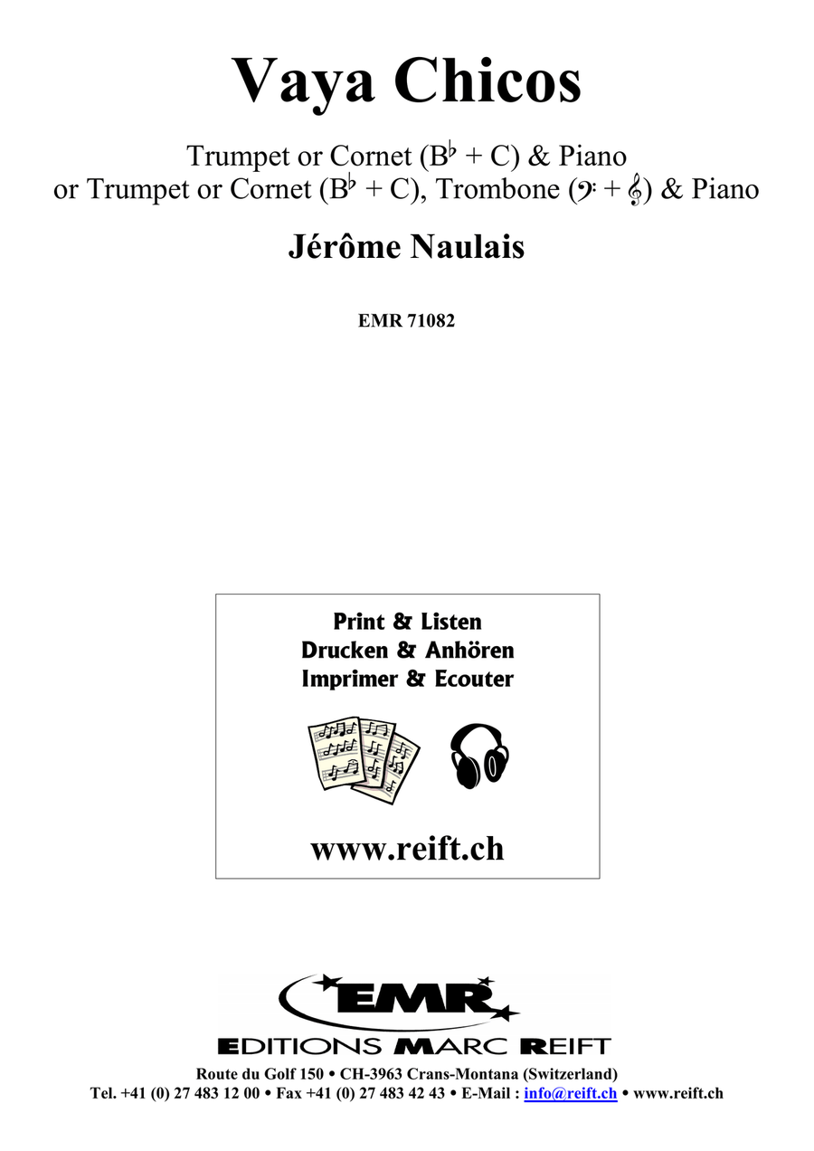 Vaya Chicos Vaya Chicos Cornet scores gallery preview page 2