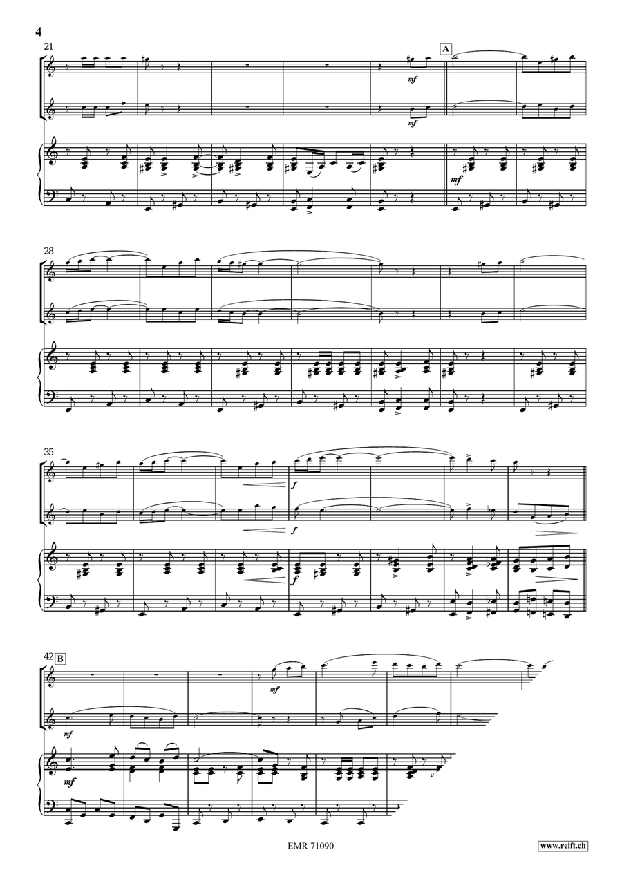 Vaya Chicos Vaya Chicos Flute Duet scores gallery preview page 5