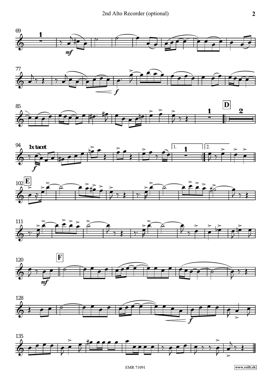 Vaya Chicos Vaya Chicos Alto Recorder scores gallery preview page 6