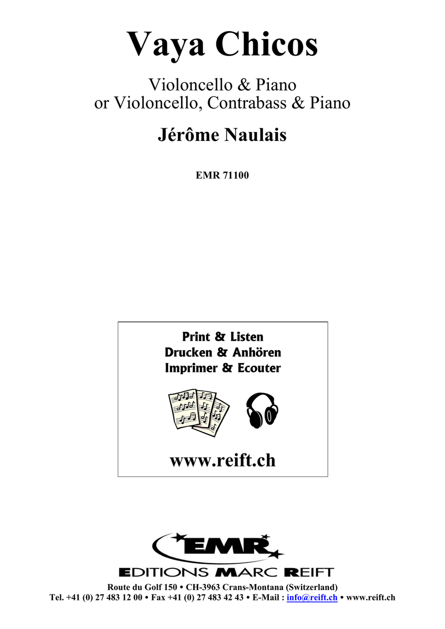 Vaya Chicos Vaya Chicos Double Bass scores gallery preview page 2