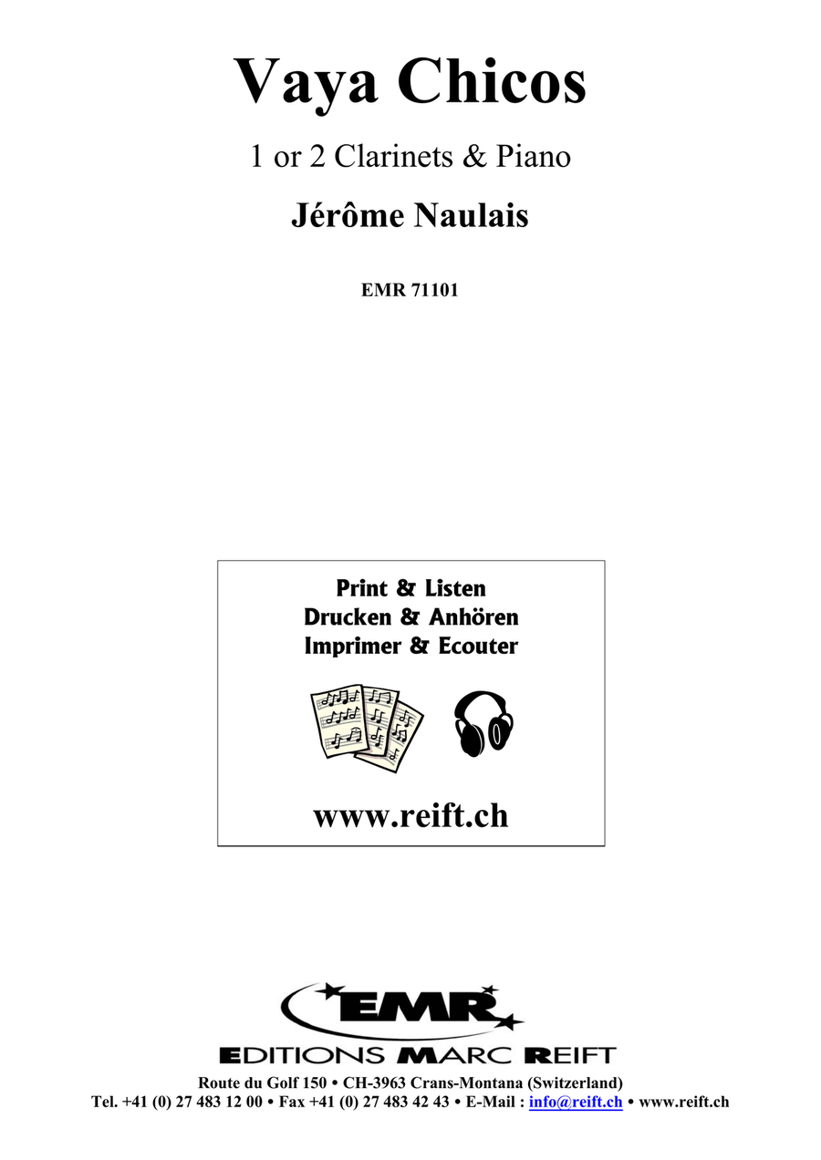 Vaya Chicos Vaya Chicos Clarinet Duet scores gallery preview page 2