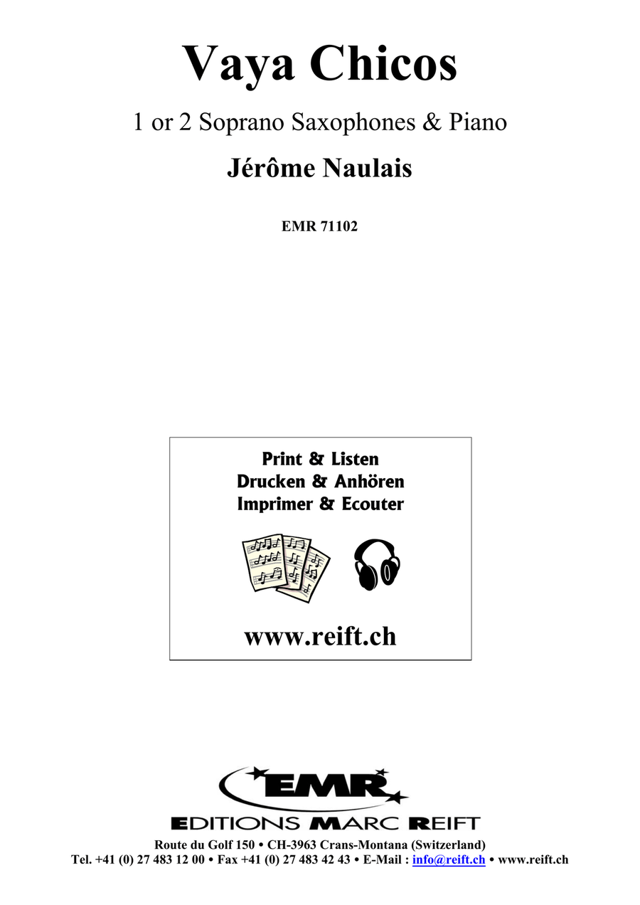 Vaya Chicos Vaya Chicos Soprano Saxophone scores gallery preview page 2
