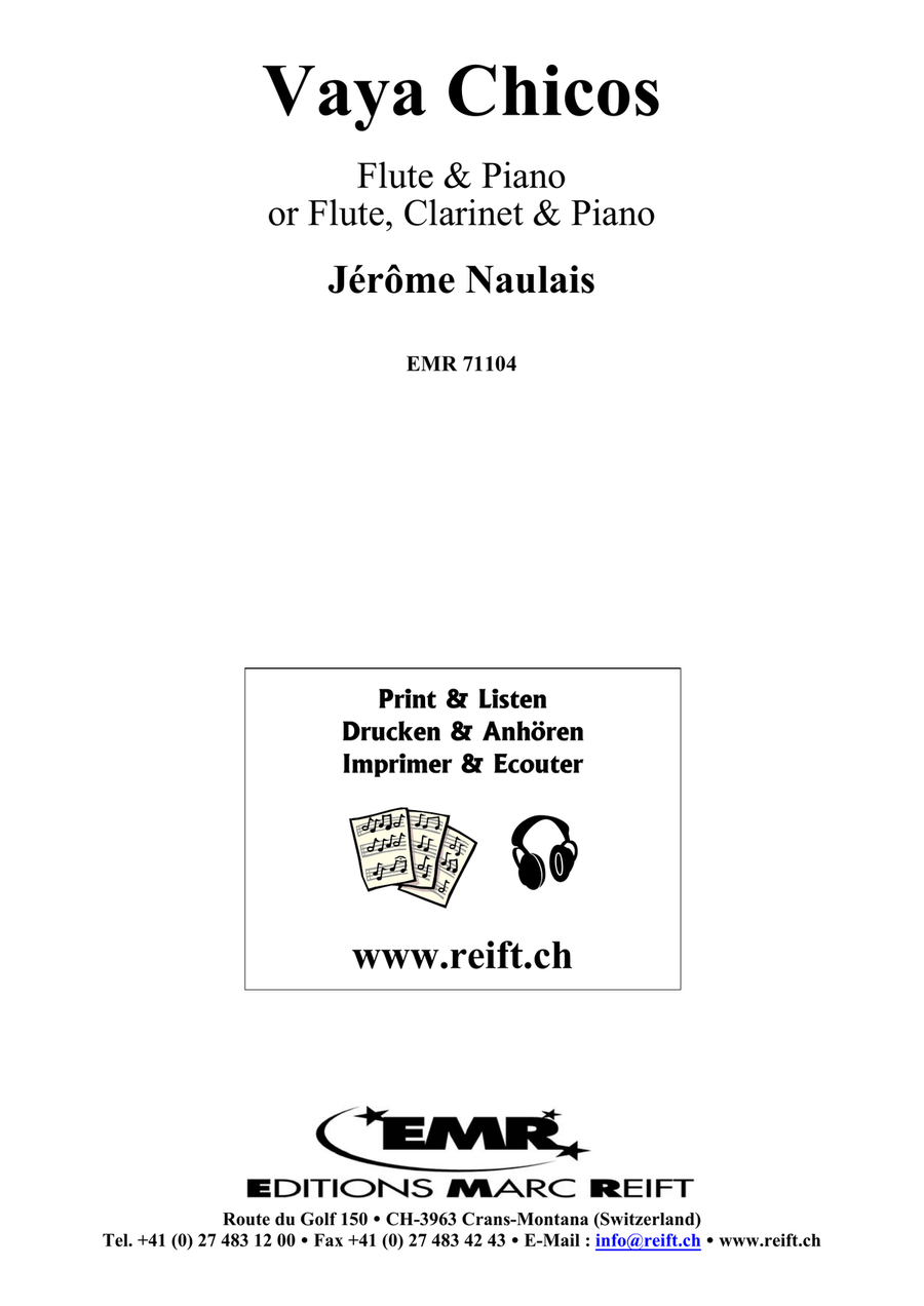Vaya Chicos Vaya Chicos Clarinet scores gallery preview page 2