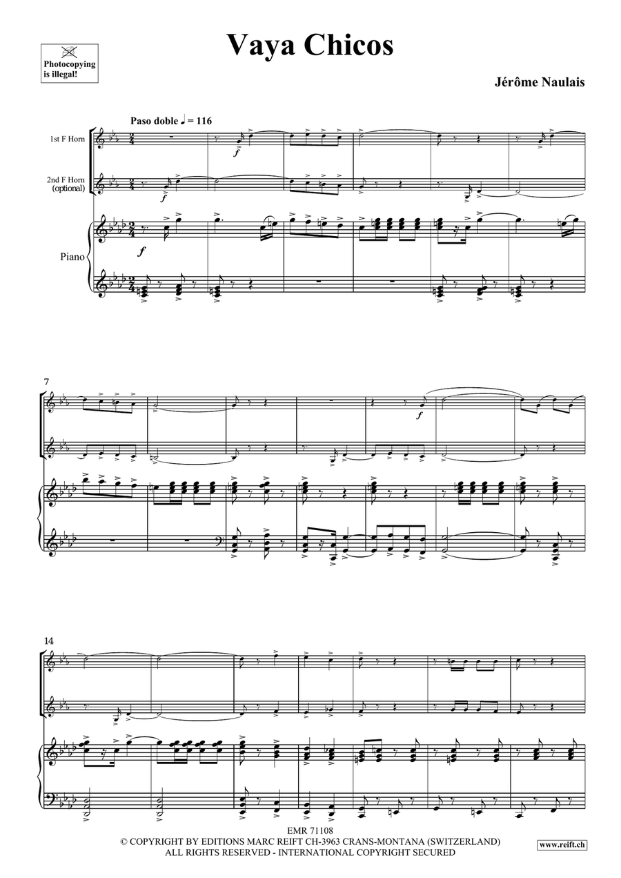 Vaya Chicos Vaya Chicos Horn scores gallery preview page 4
