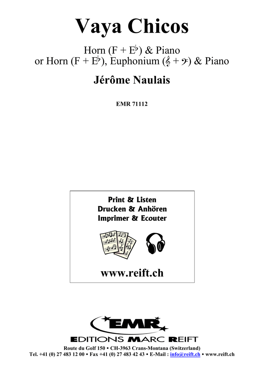 Vaya Chicos Vaya Chicos Euphonium scores gallery preview page 2