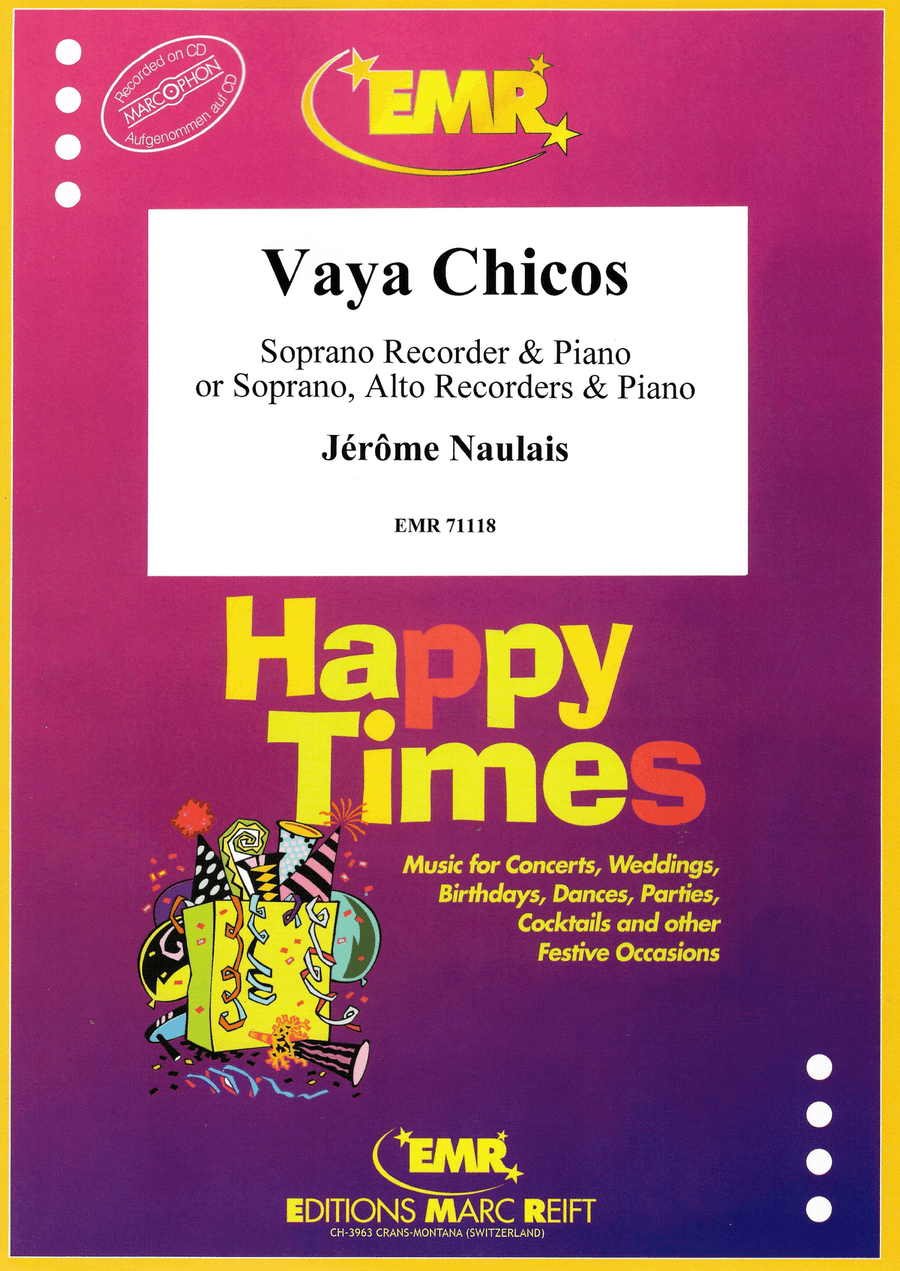 Vaya Chicos Vaya Chicos Soprano Recorder scores gallery preview page 1