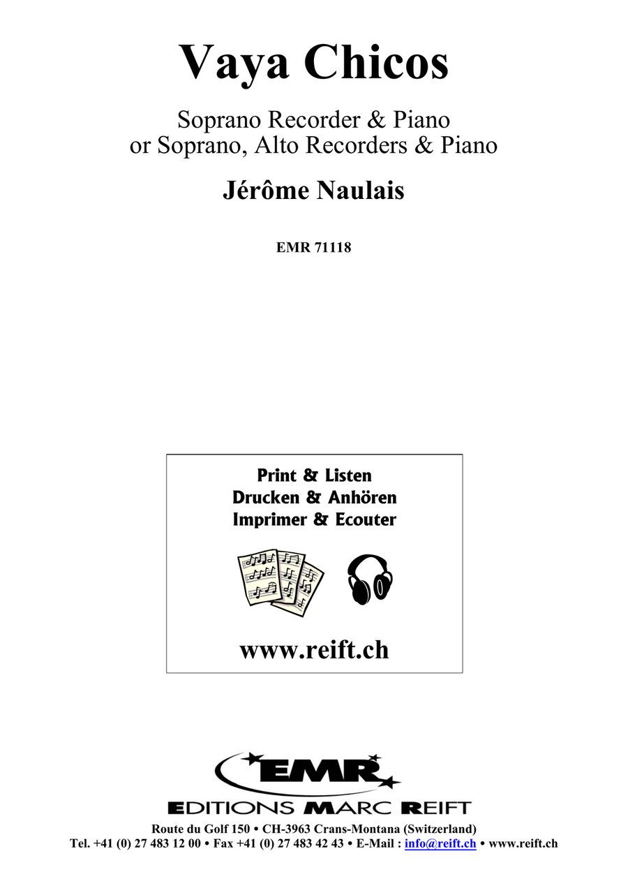 Vaya Chicos Vaya Chicos Soprano Recorder scores gallery preview page 2