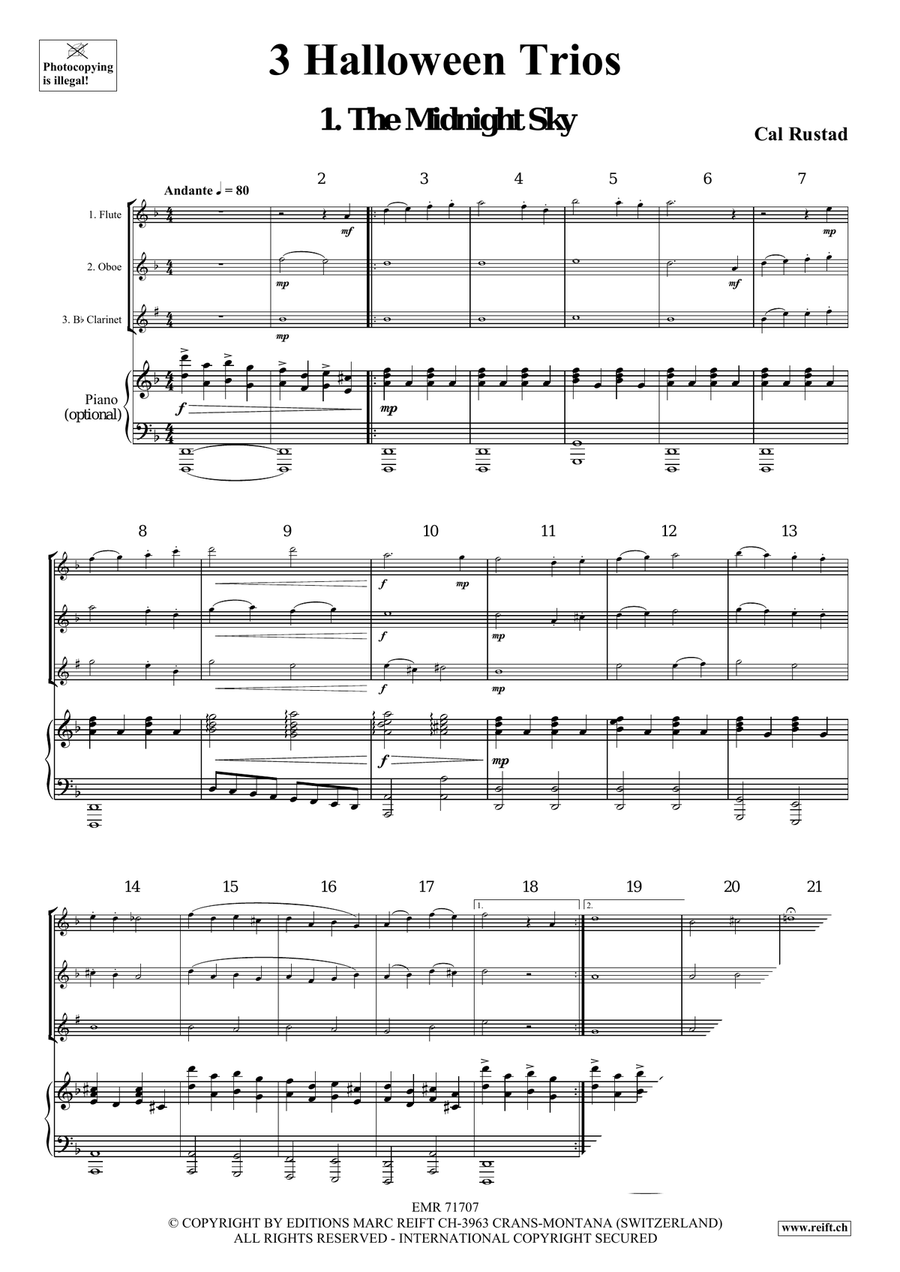 3 Halloween Trios Clarinet - Sheet Music page 4