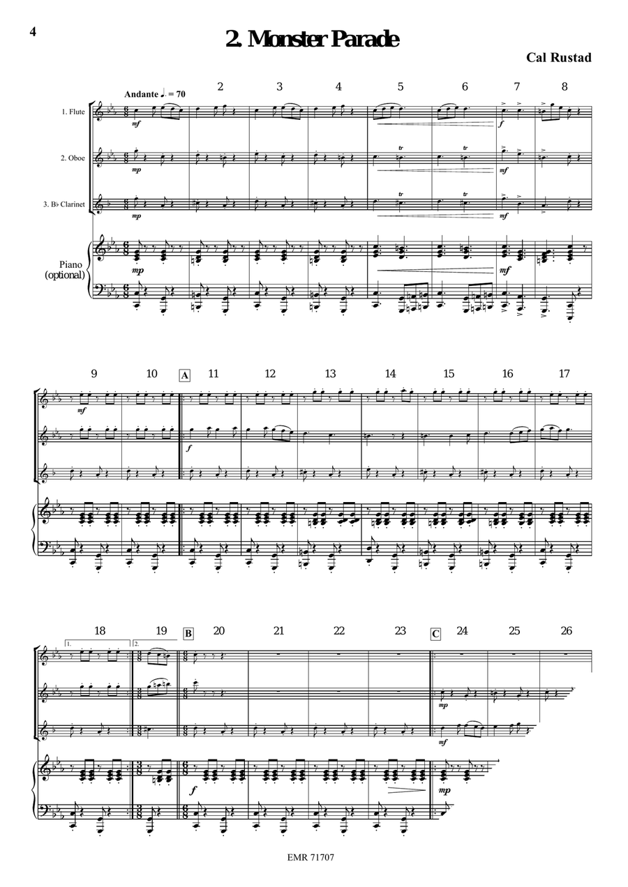 3 Halloween Trios Clarinet - Sheet Music page 5