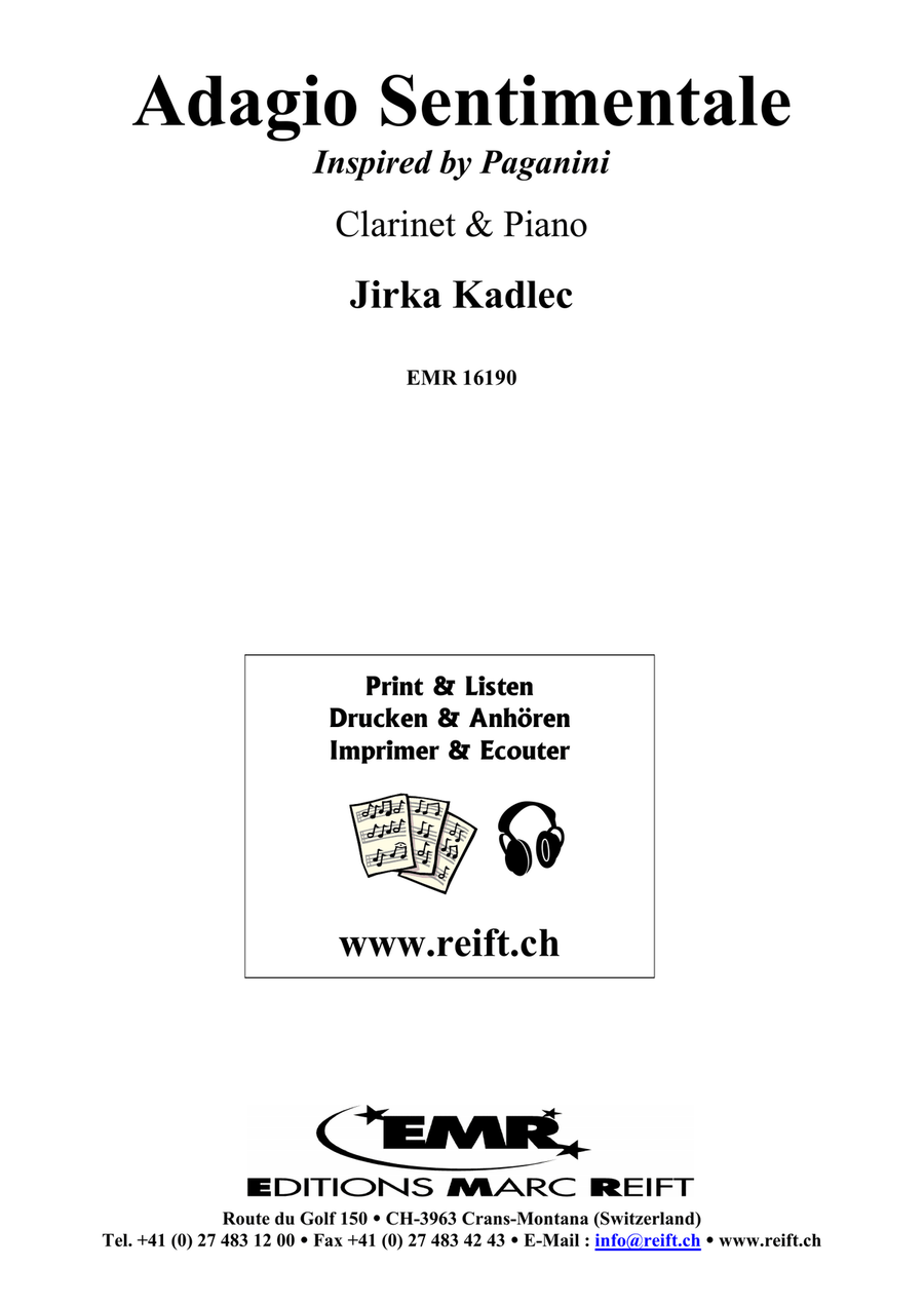 Adagio Sentimentale Adagio Sentimentale Clarinet Solo scores gallery preview page 2