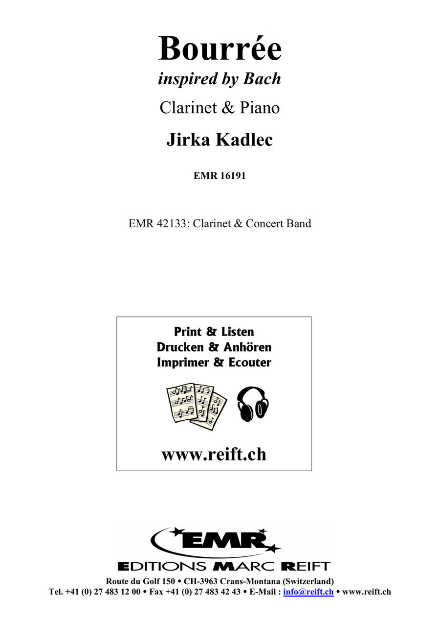 Bourrée Bourrée Clarinet Solo scores gallery preview page 2