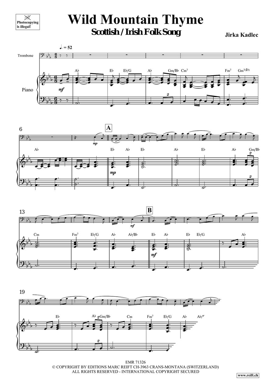 Wild Mountain Thyme Wild Mountain Thyme Piano Accompaniment scores gallery preview page 4