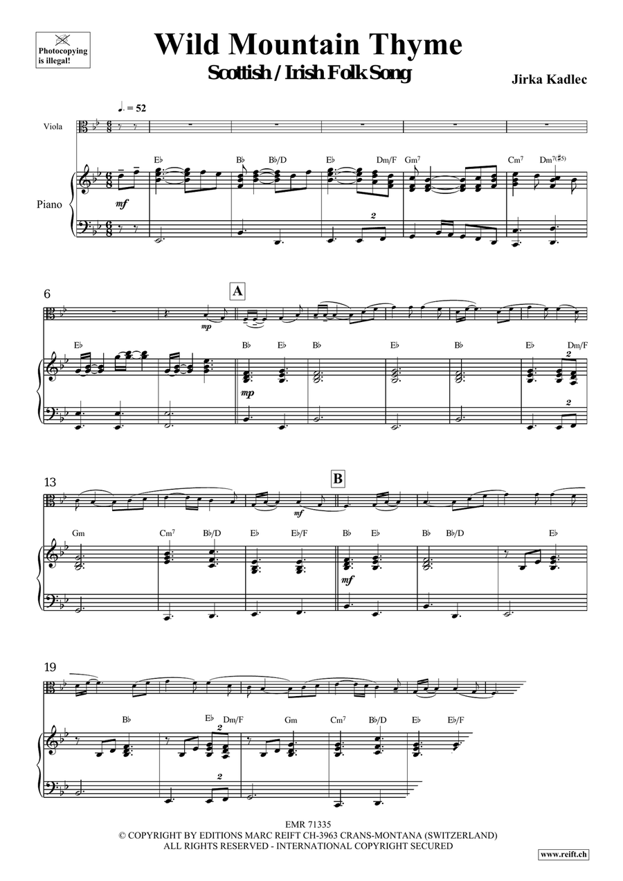 Wild Mountain Thyme Wild Mountain Thyme Piano Accompaniment scores gallery preview page 4