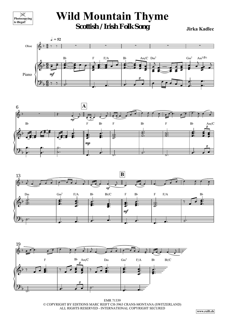 Wild Mountain Thyme Wild Mountain Thyme Piano Accompaniment scores gallery preview page 4