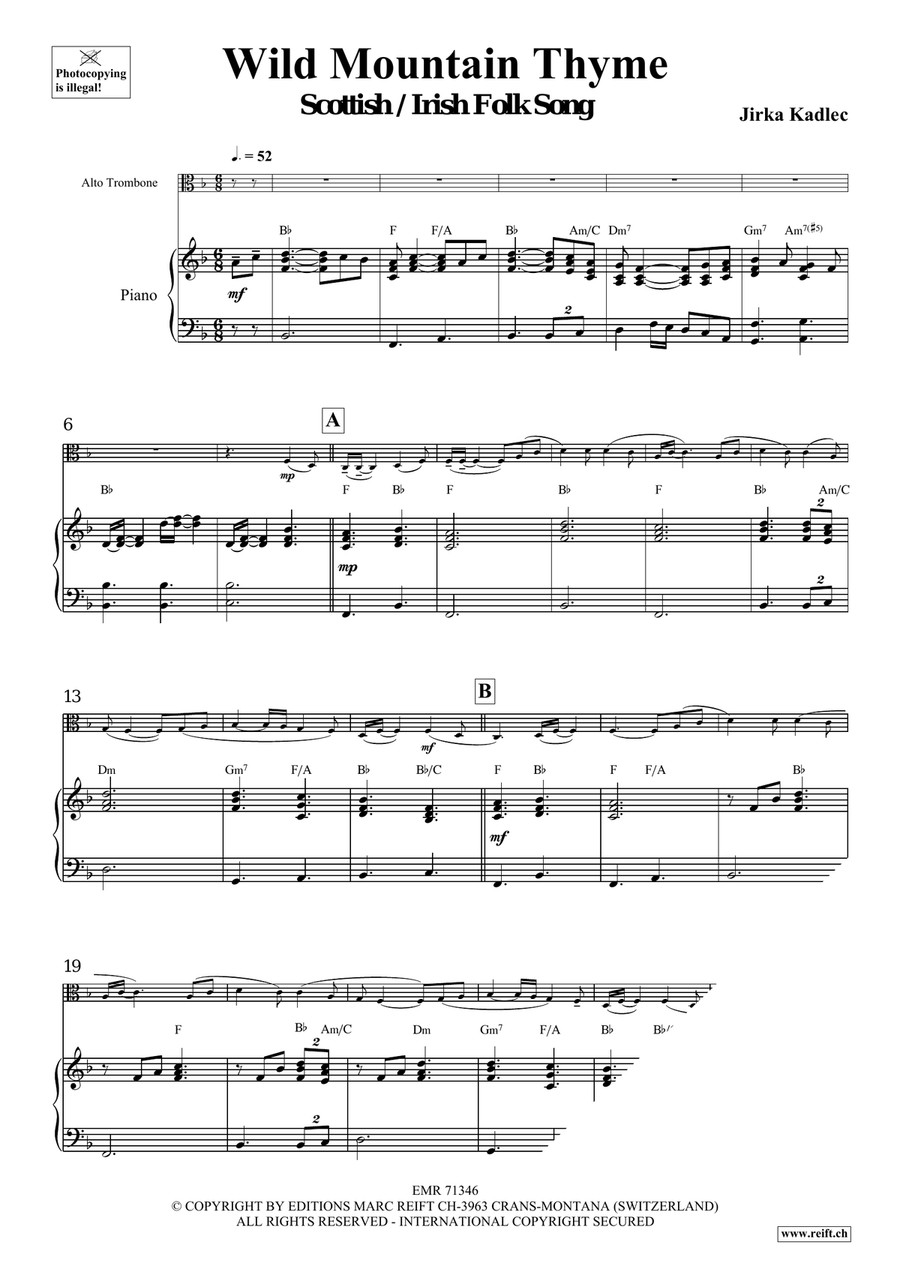 Wild Mountain Thyme Wild Mountain Thyme Piano Accompaniment scores gallery preview page 4
