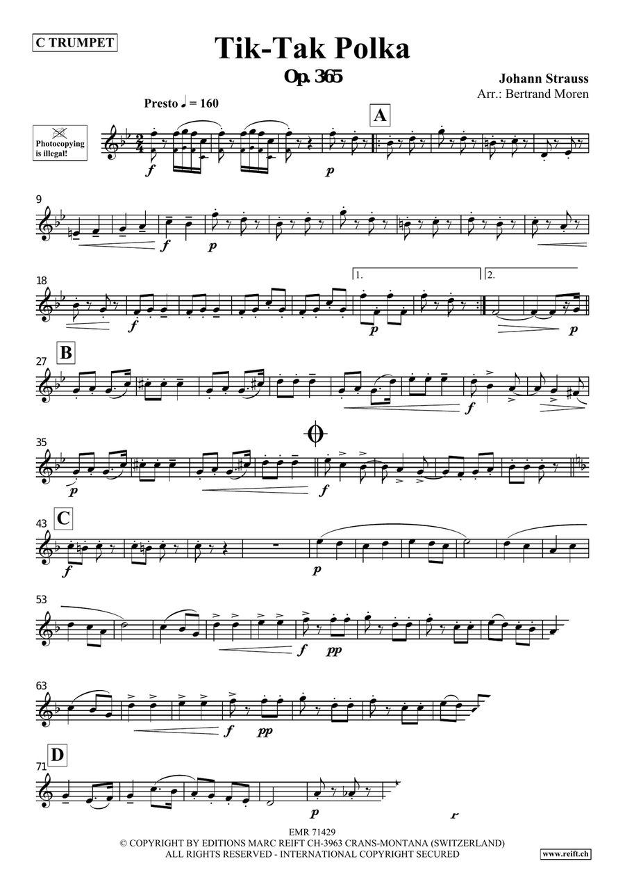 Tik-Tak Polka Tik-Tak Polka Cornet scores gallery preview page 5