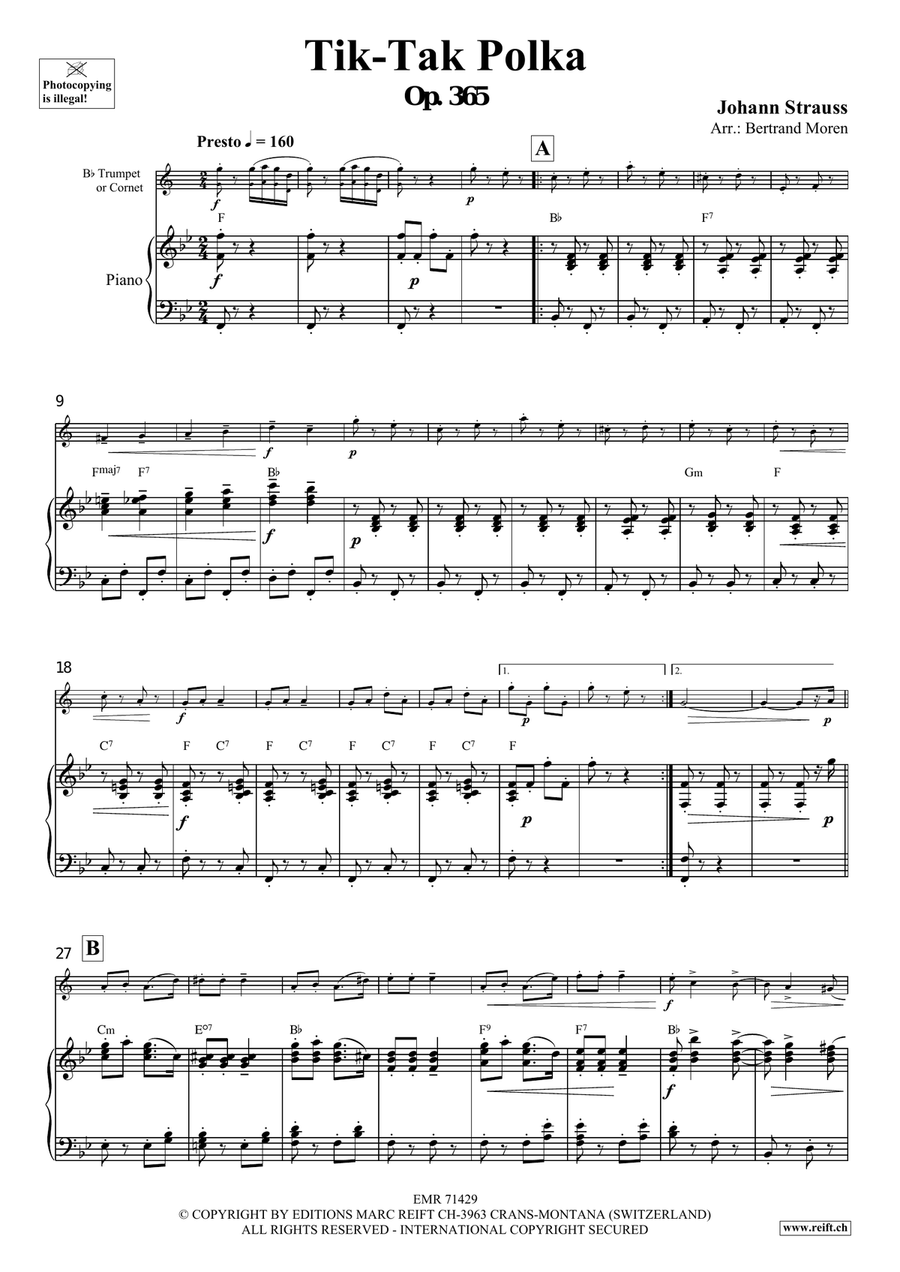 Tik-Tak Polka Tik-Tak Polka Cornet scores gallery preview page 6