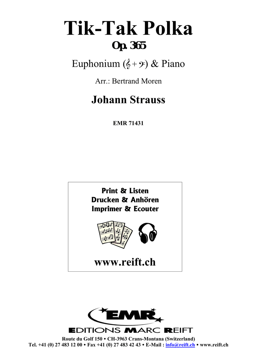 Tik-Tak Polka Tik-Tak Polka Euphonium scores gallery preview page 2