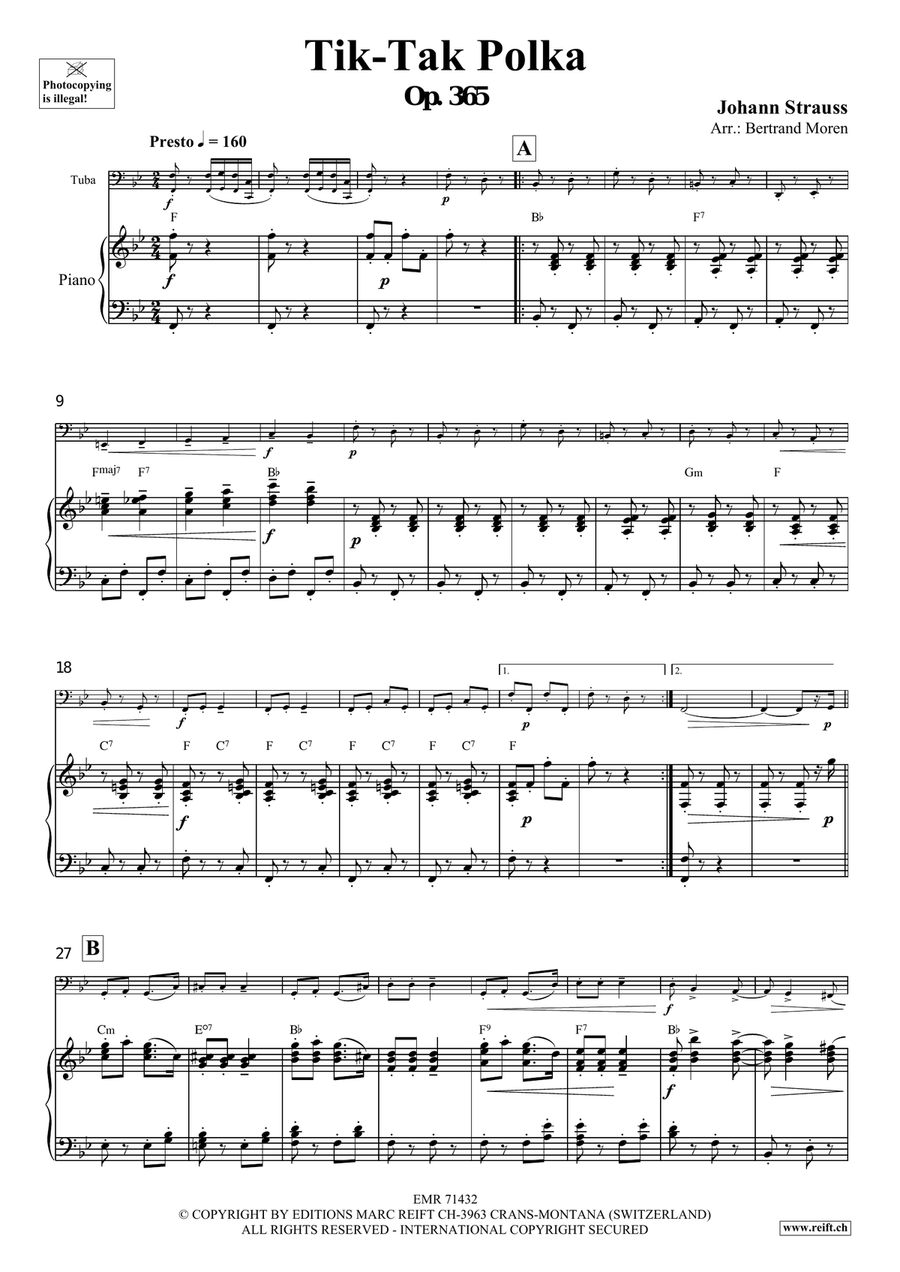 Tik-Tak Polka Tik-Tak Polka Tuba scores gallery preview page 5