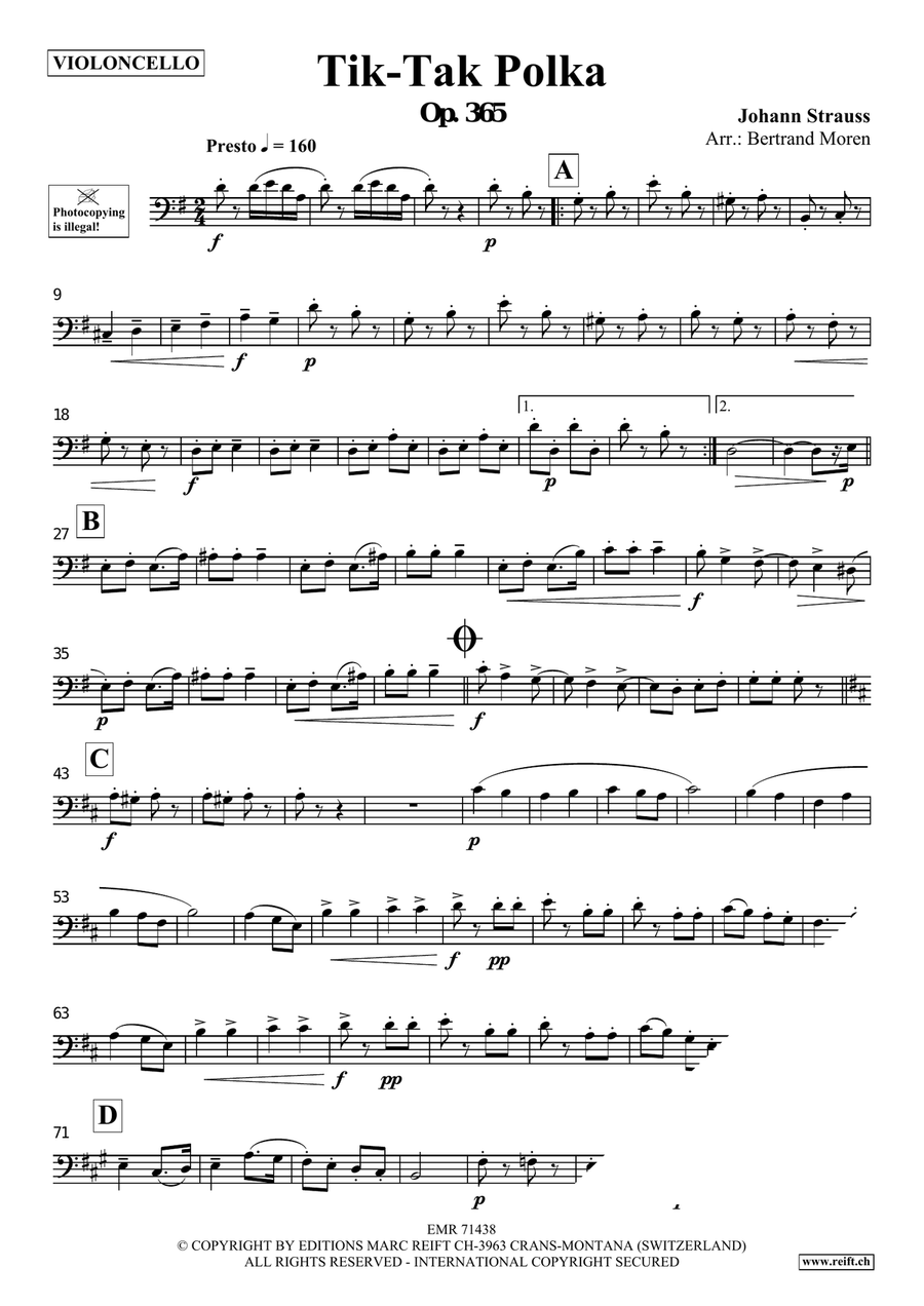 Tik-Tak Polka Tik-Tak Polka Piano Accompaniment scores gallery preview page 3