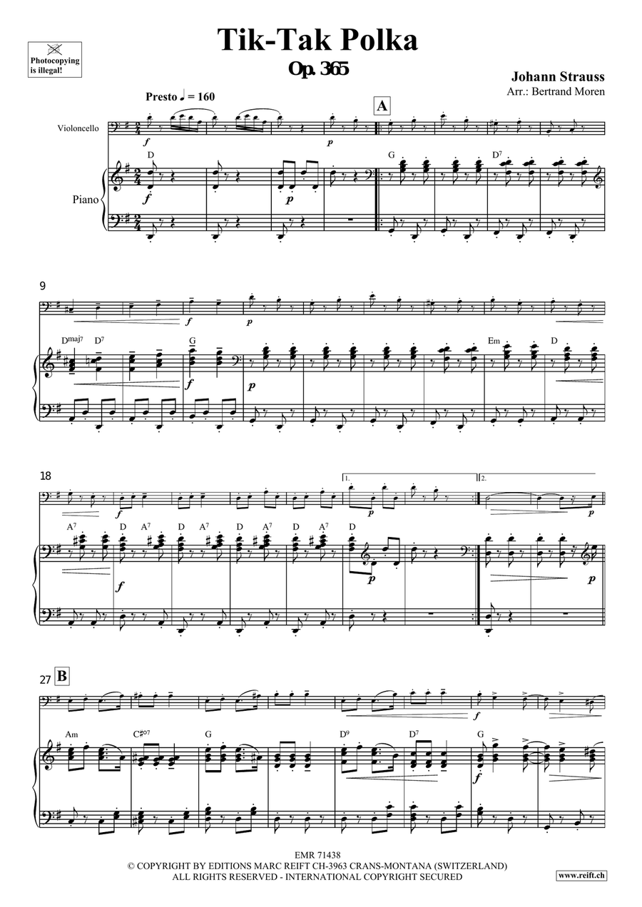 Tik-Tak Polka Tik-Tak Polka Piano Accompaniment scores gallery preview page 4