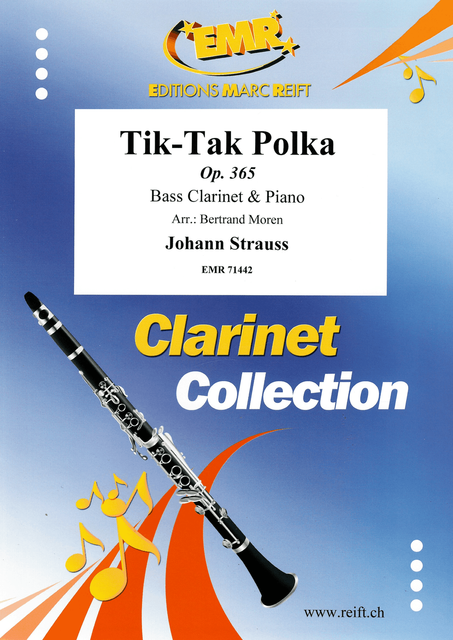 Tik-Tak Polka Tik-Tak Polka Bass Clarinet scores gallery preview page 1