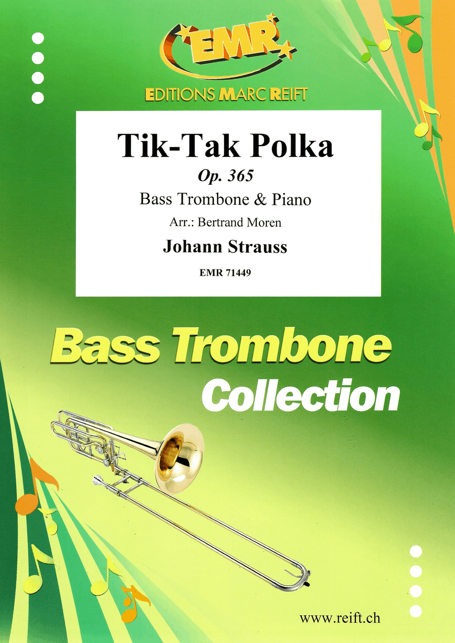 Tik-Tak Polka Tik-Tak Polka Bass Trombone scores gallery preview page 1