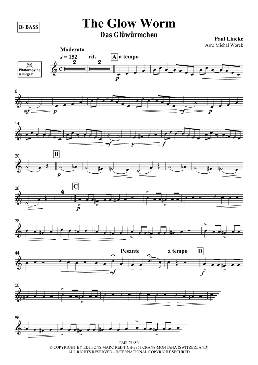 The Glow Worm The Glow Worm Voice Solo scores gallery preview page 3