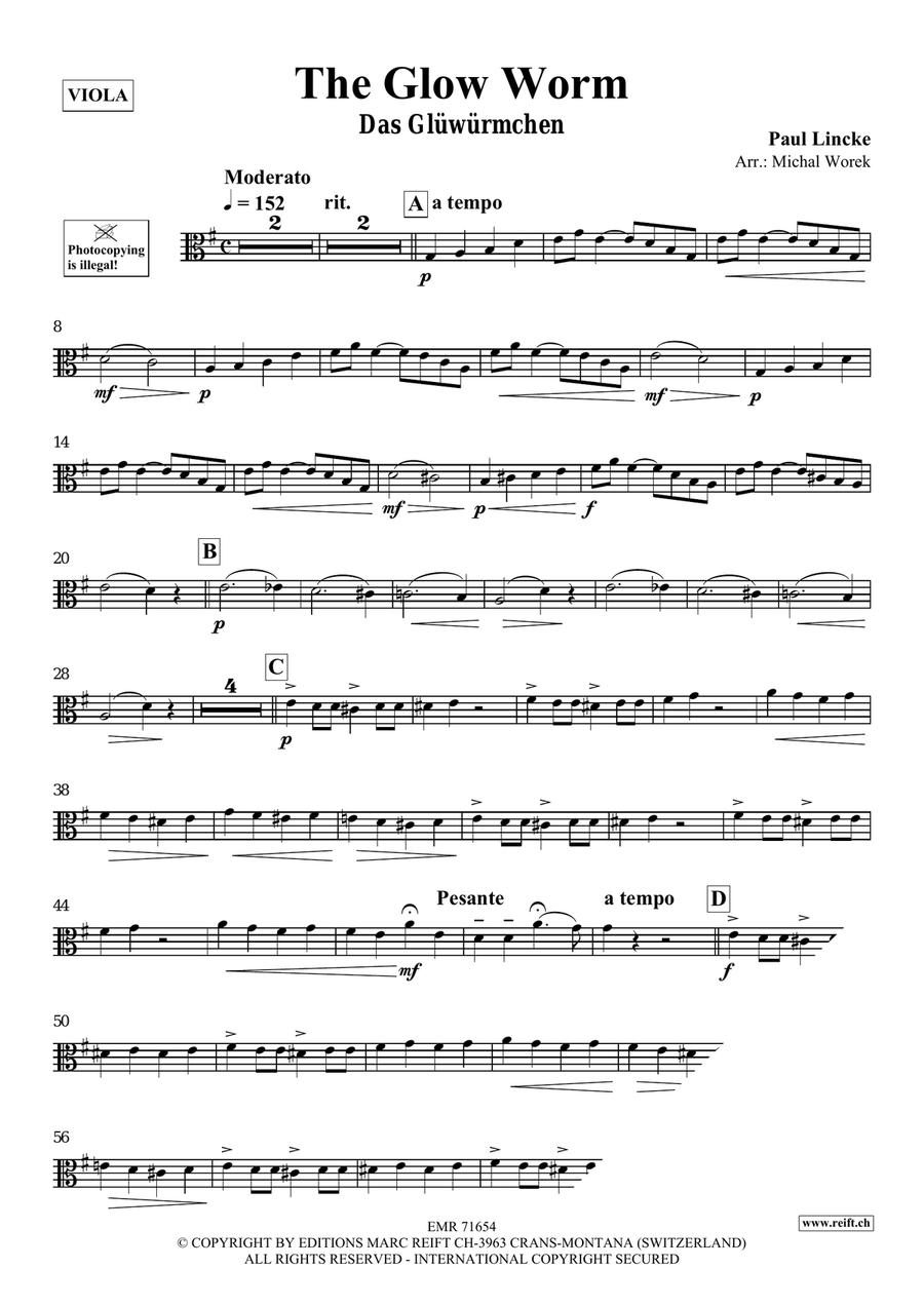 The Glow Worm The Glow Worm Piano Accompaniment scores gallery preview page 3