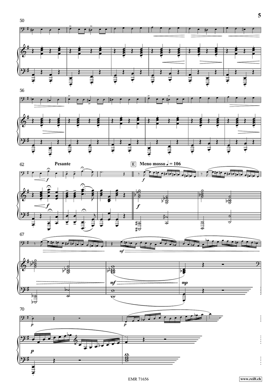 The Glow Worm The Glow Worm Double Bass scores gallery preview page 6