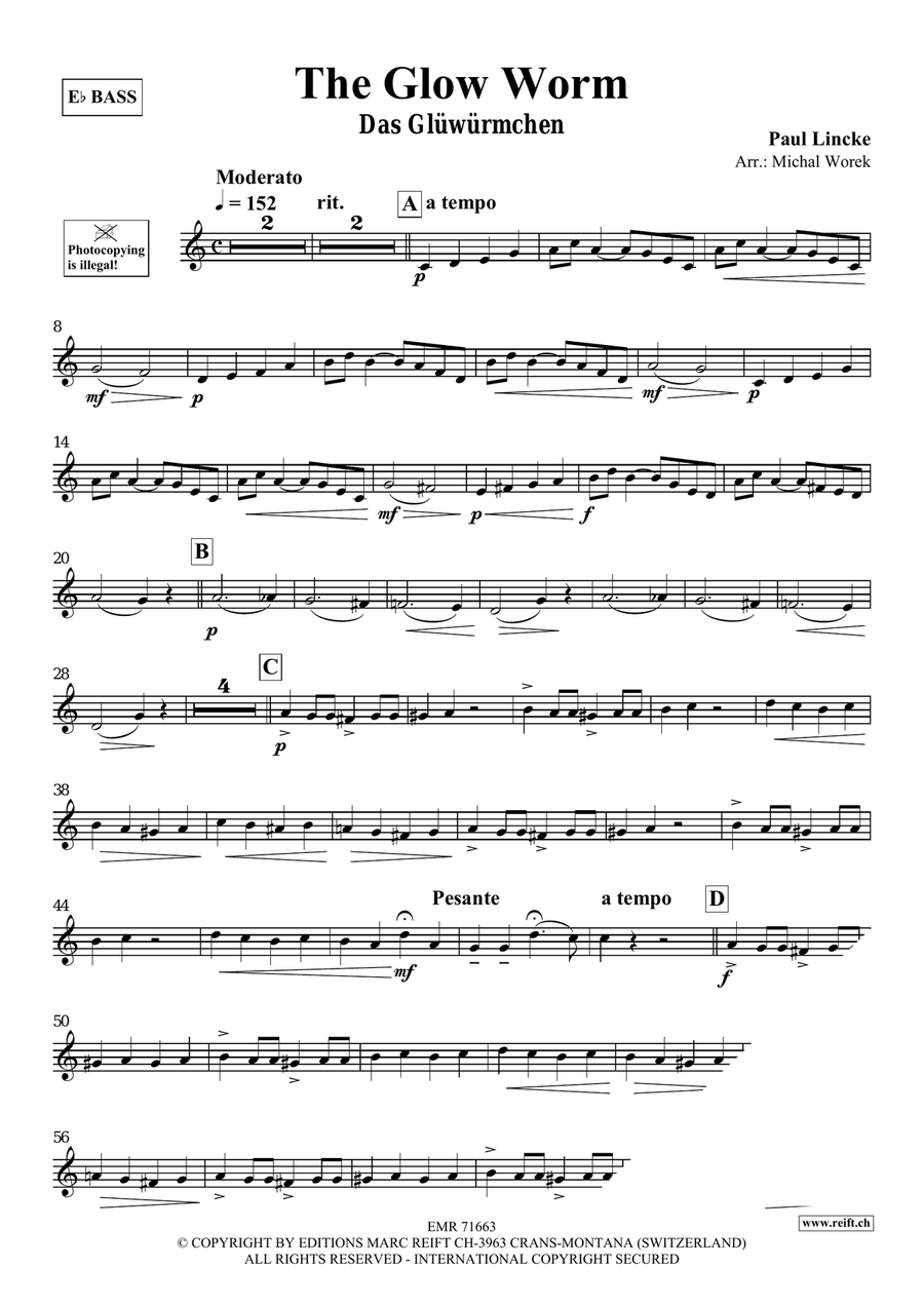The Glow Worm The Glow Worm Voice Solo scores gallery preview page 3