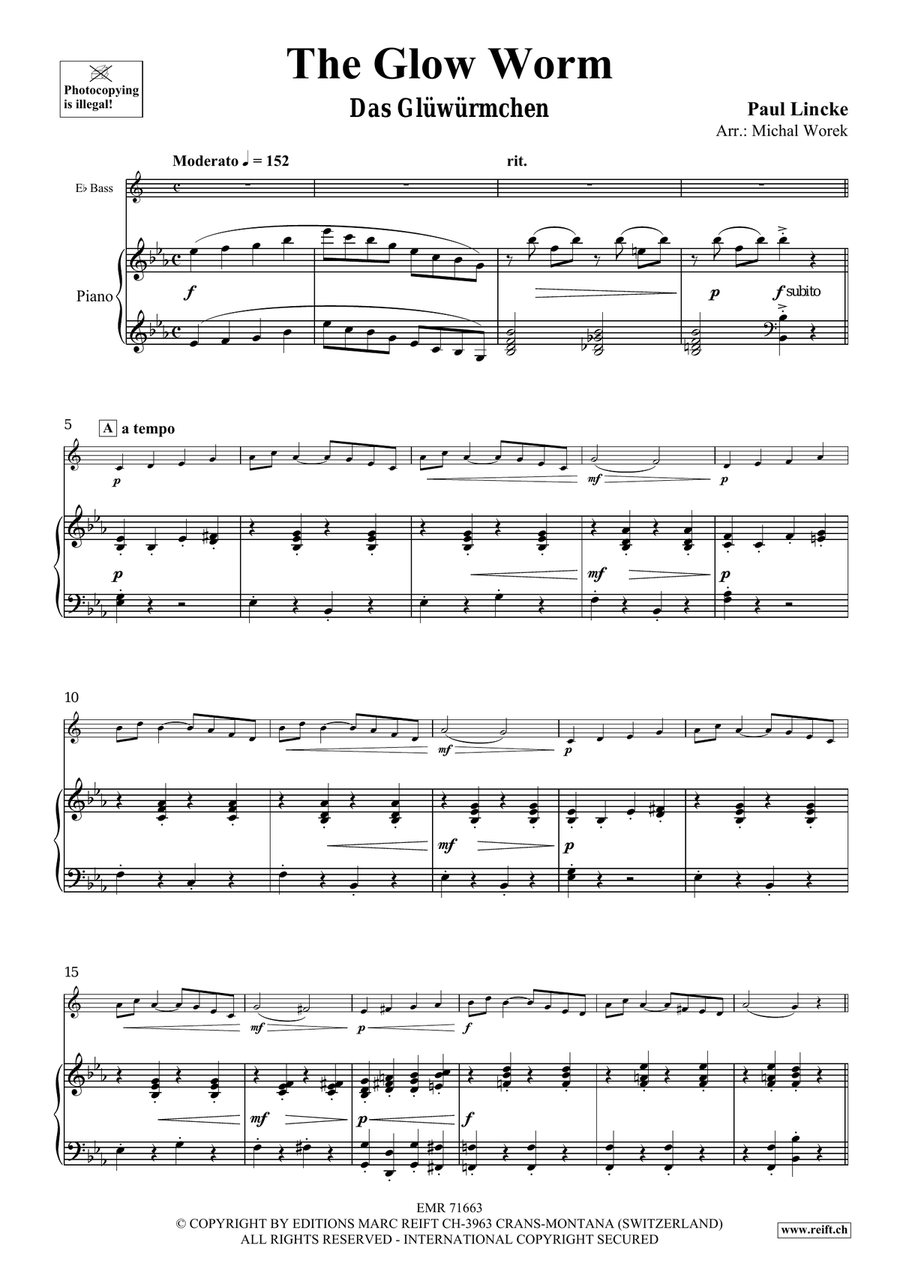 The Glow Worm The Glow Worm Voice Solo scores gallery preview page 4