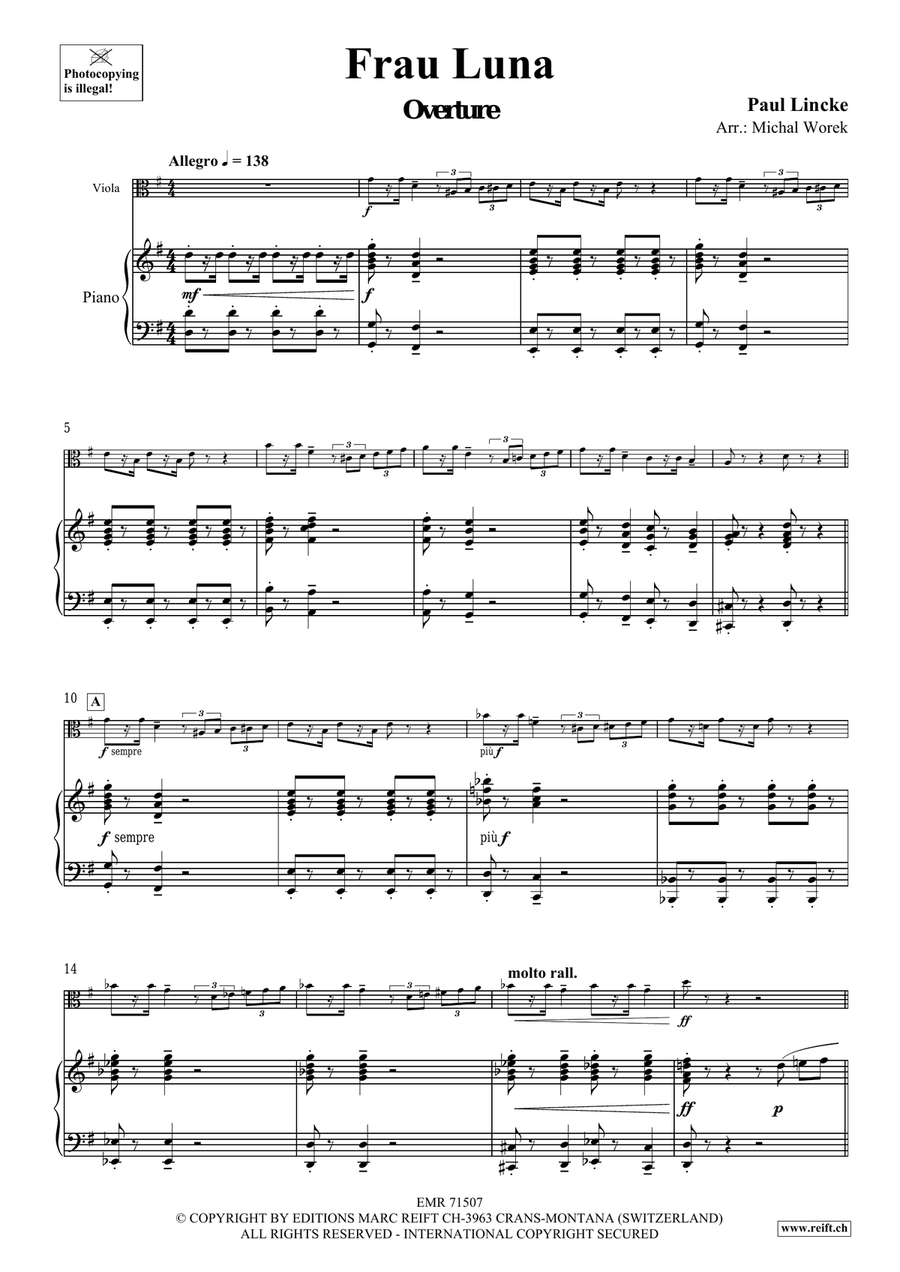 Frau Luna Frau Luna Piano Accompaniment scores gallery preview page 4