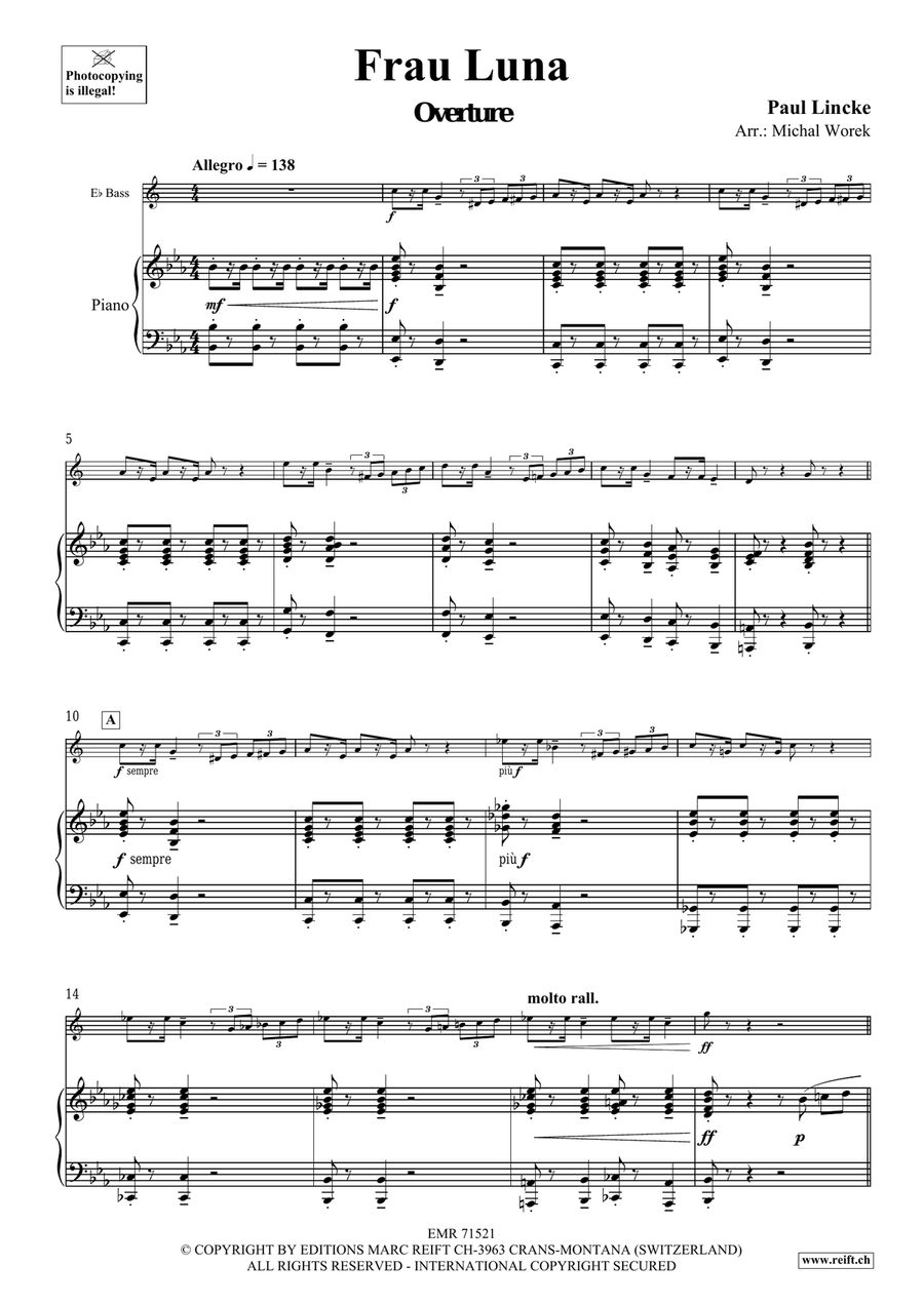 Frau Luna Frau Luna Voice Solo scores gallery preview page 4
