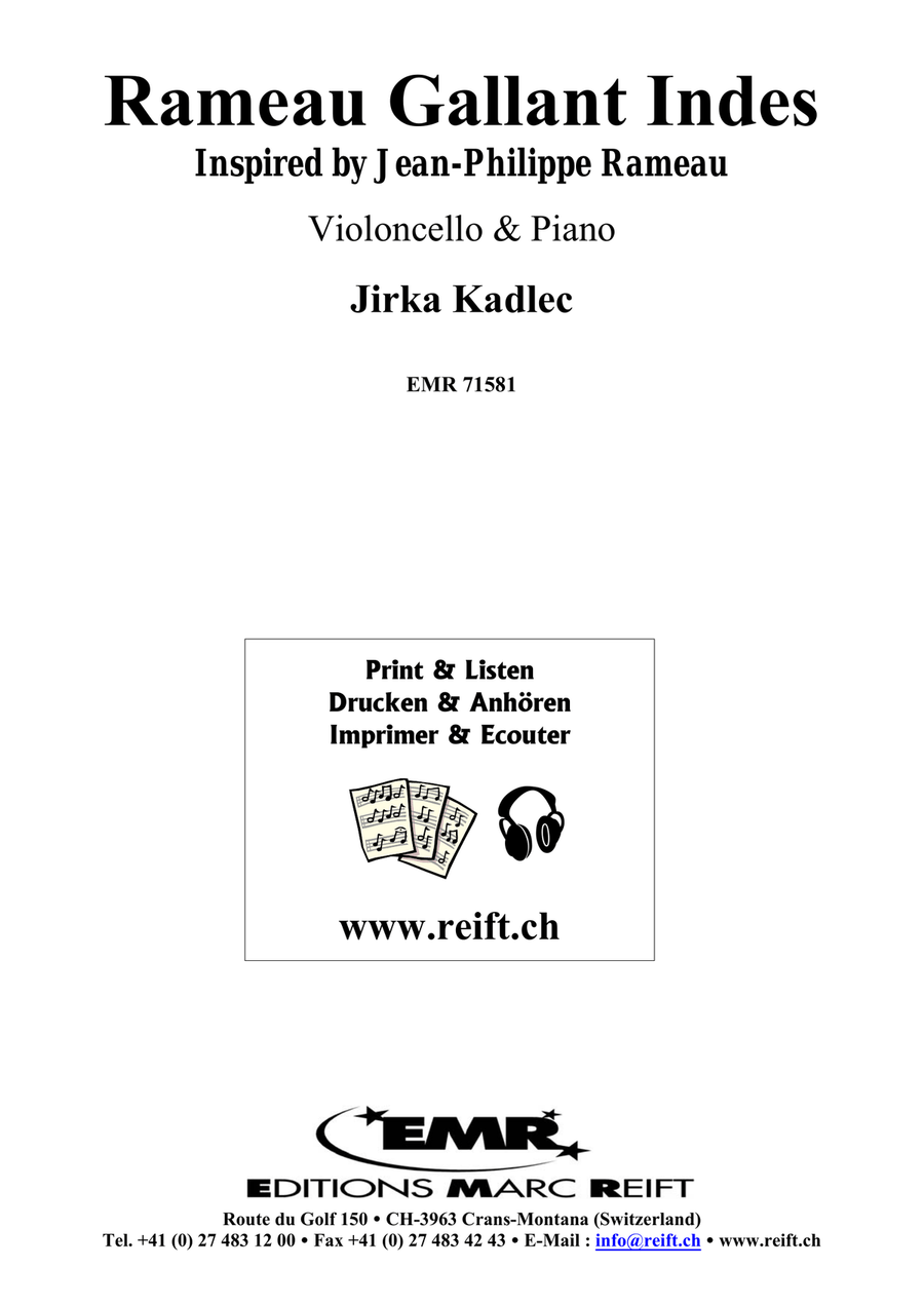 Rameau Gallant Indes Rameau Gallant Indes Piano Accompaniment scores gallery preview page 2