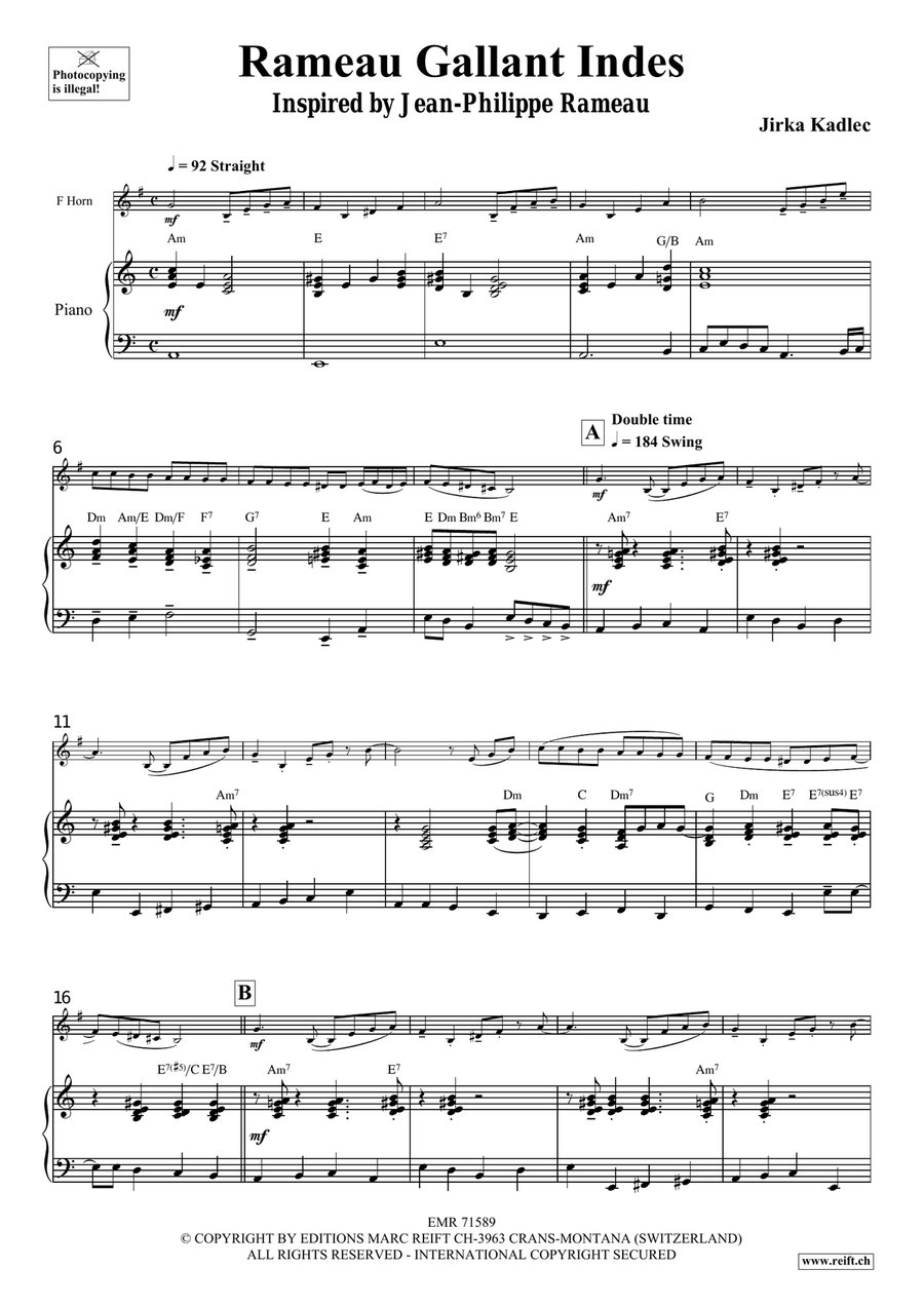 Rameau Gallant Indes Rameau Gallant Indes Horn scores gallery preview page 5