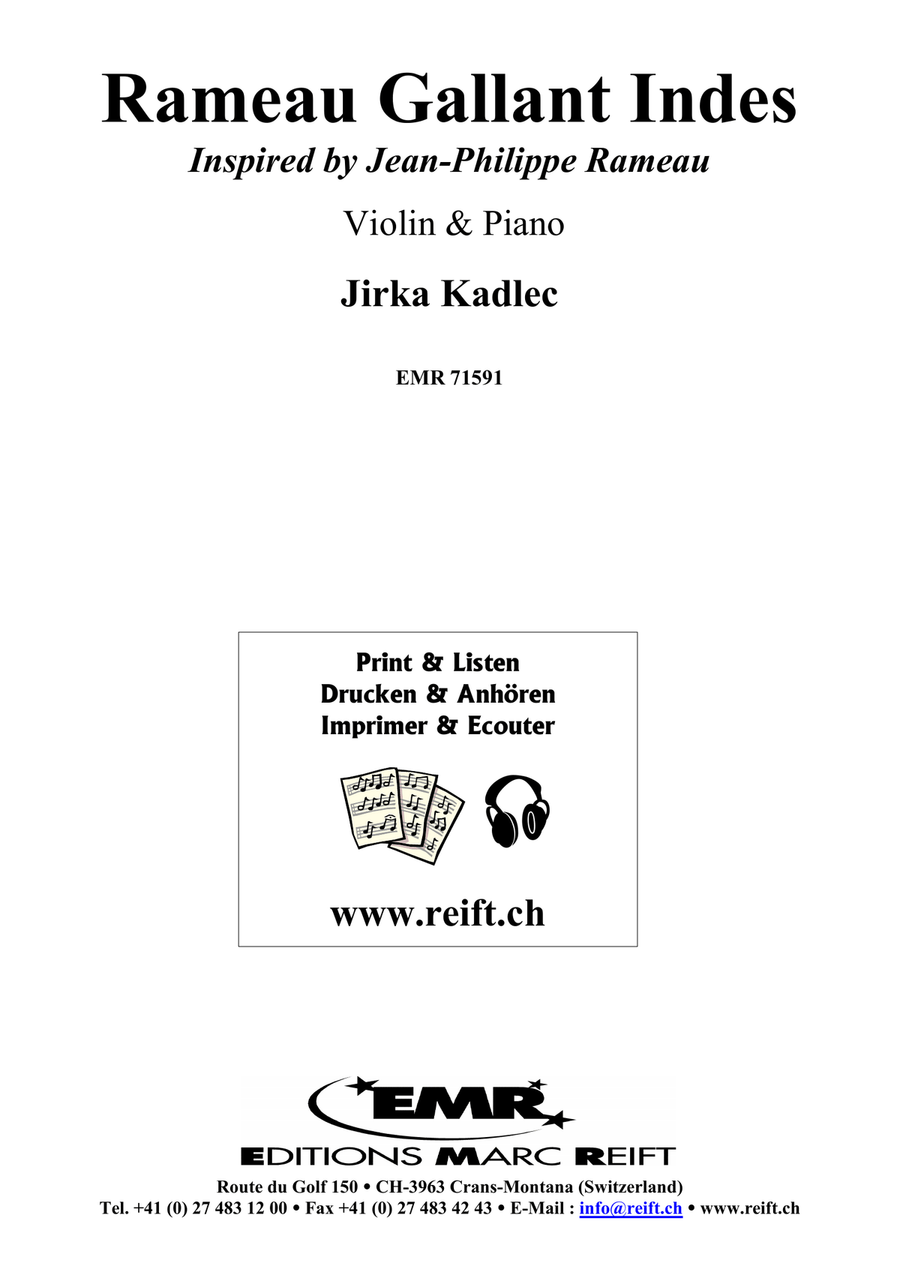Rameau Gallant Indes Rameau Gallant Indes Violin Solo scores gallery preview page 2