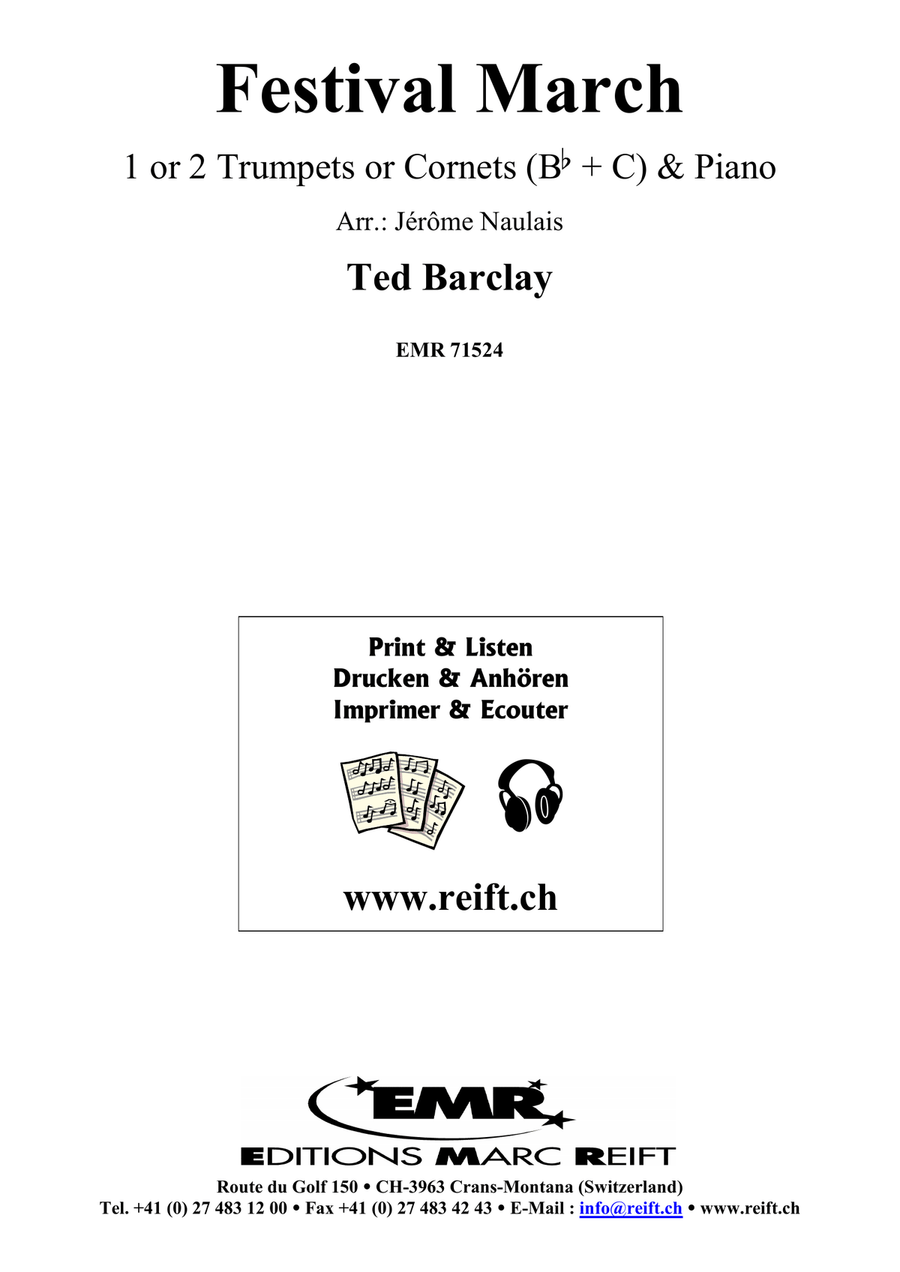 Festival March Festival March Trumpet Duet scores gallery preview page 2