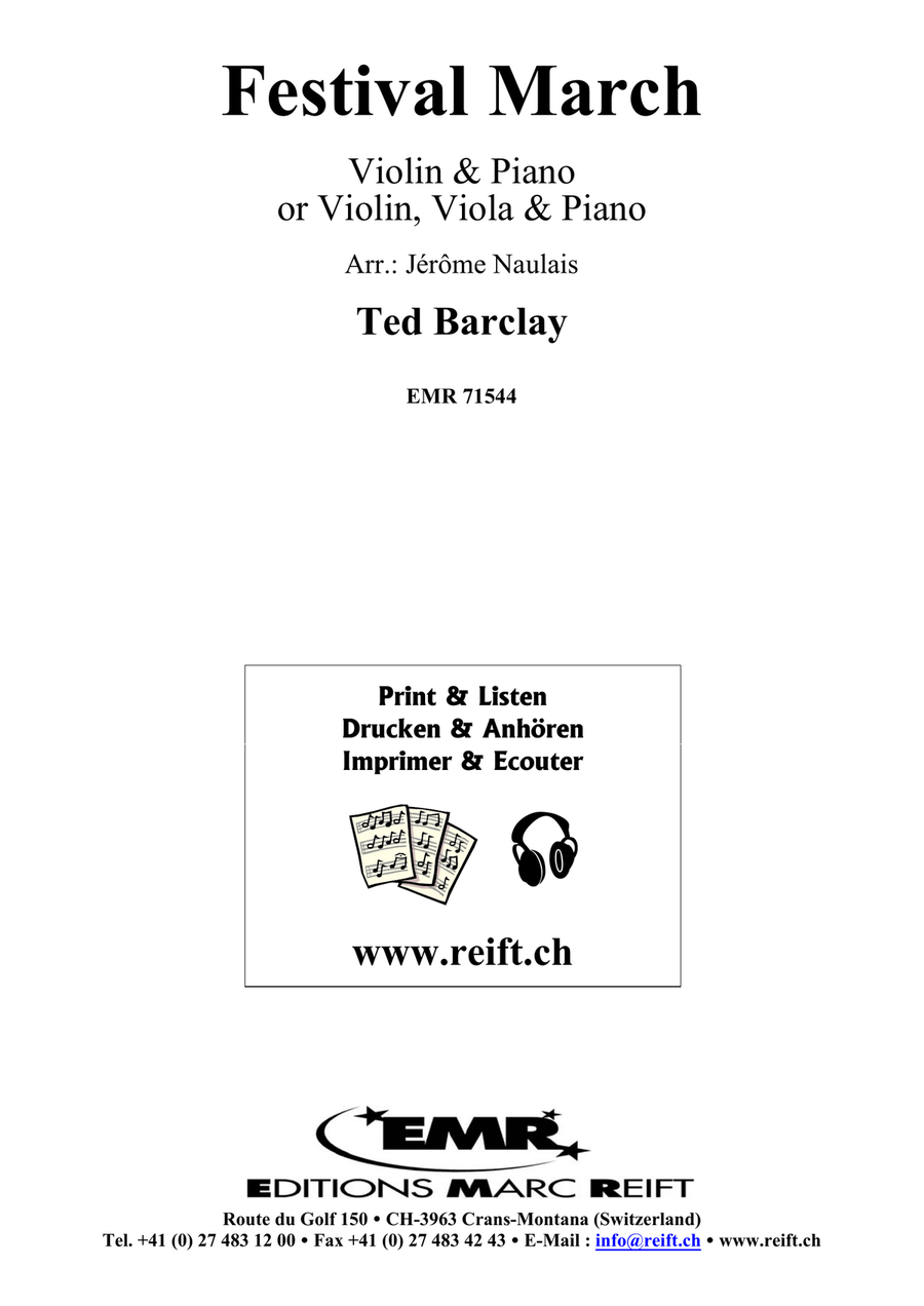 Festival March Festival March Viola scores gallery preview page 2