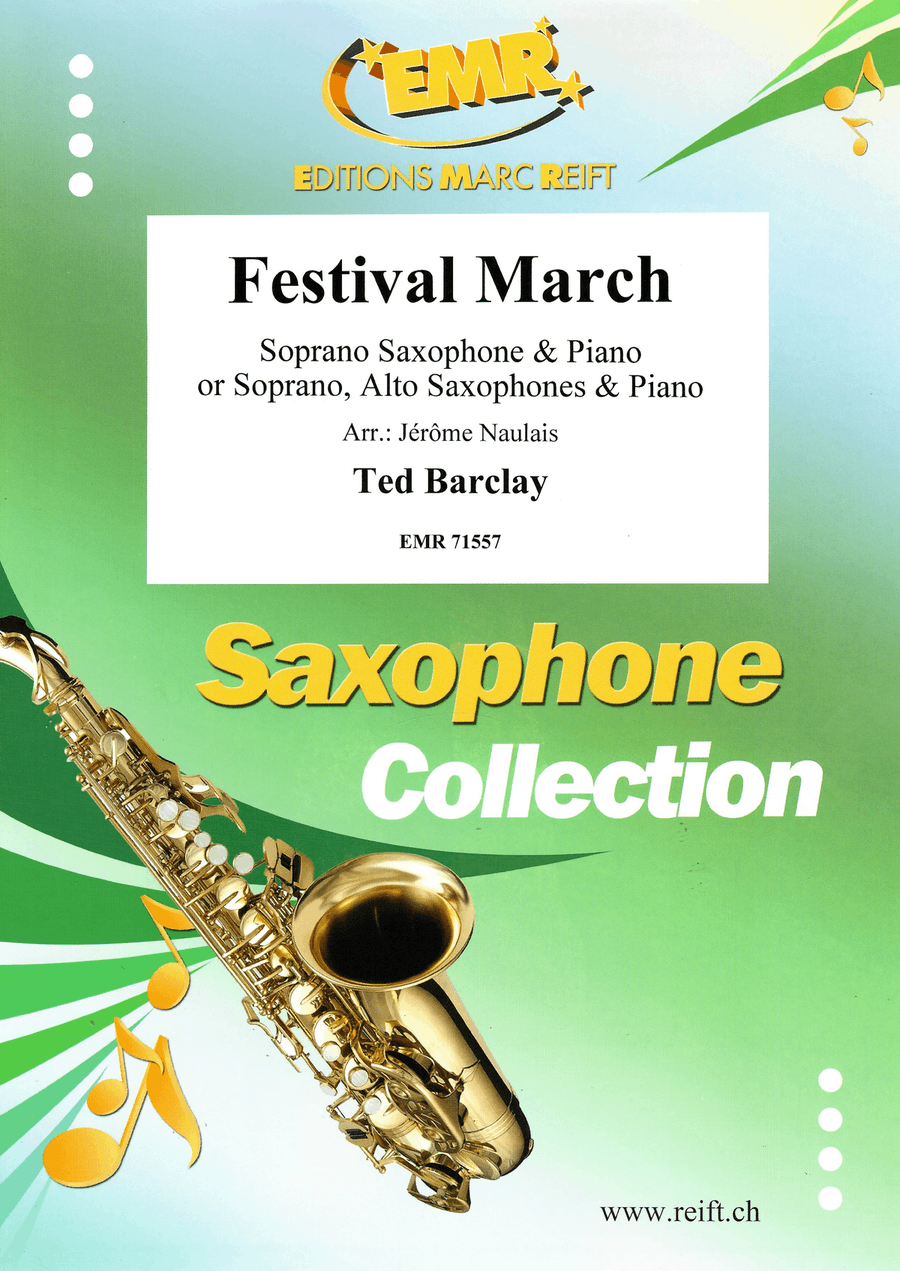 Festival March Festival March Soprano Saxophone scores gallery preview page 1