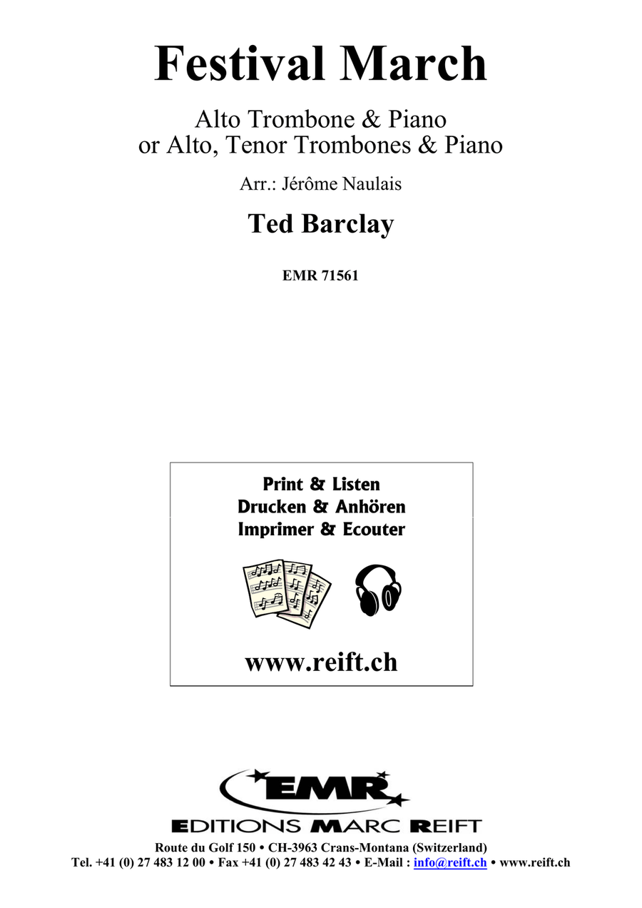 Festival March Festival March Piano Accompaniment scores gallery preview page 2
