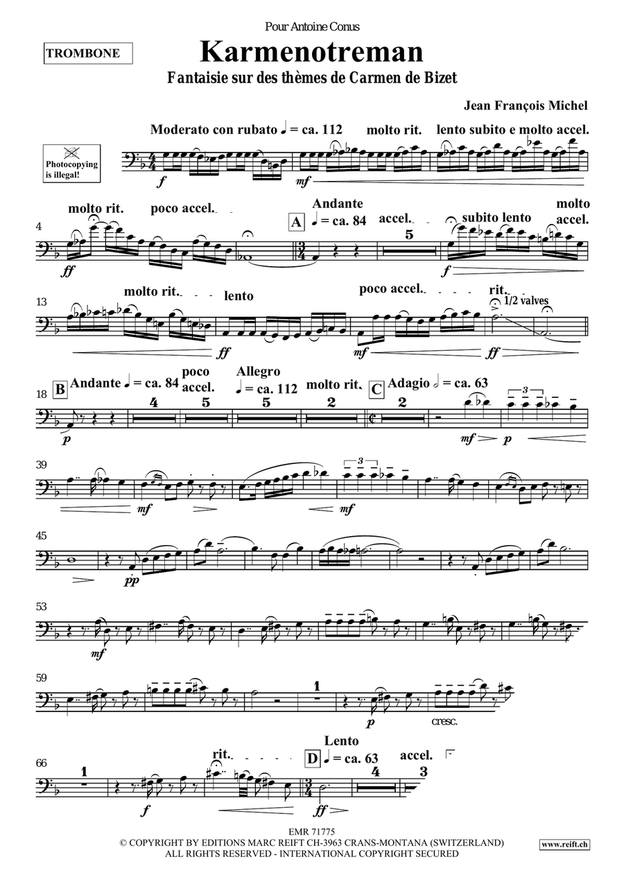 Karmenotreman Karmenotreman Piano Accompaniment scores gallery preview page 4