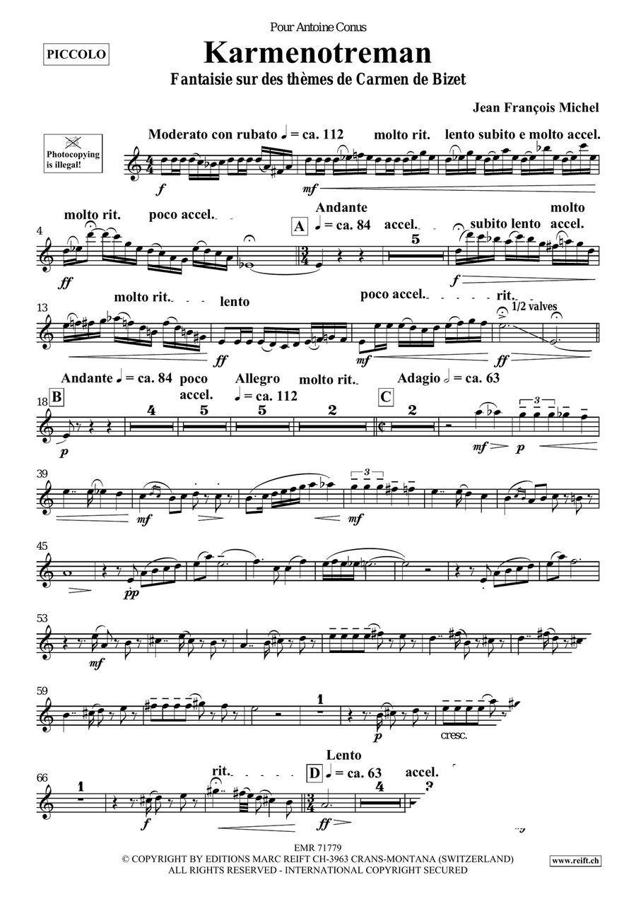 Karmenotreman Karmenotreman Piccolo scores gallery preview page 4